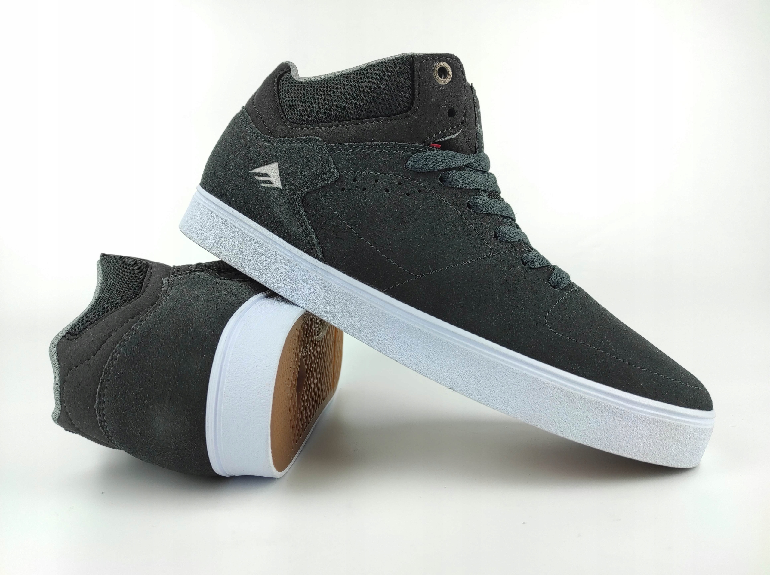 7 Pánské Boty Emerica The Hsu G6 Charcoal 6102000112-010 Kůže vel 42