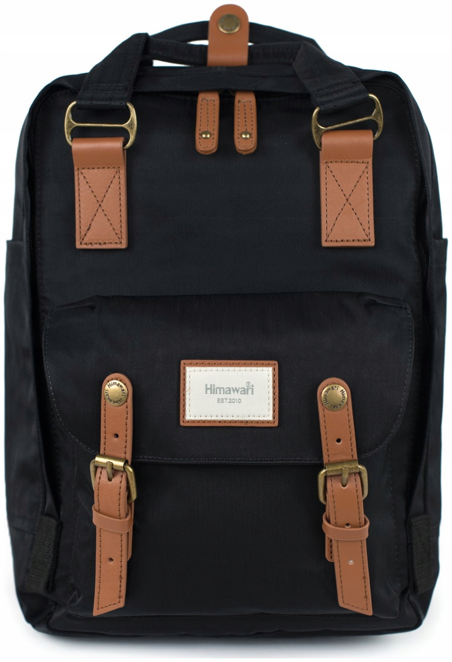 Batoh na notebook Himawari Basic S organizér do školy, černý