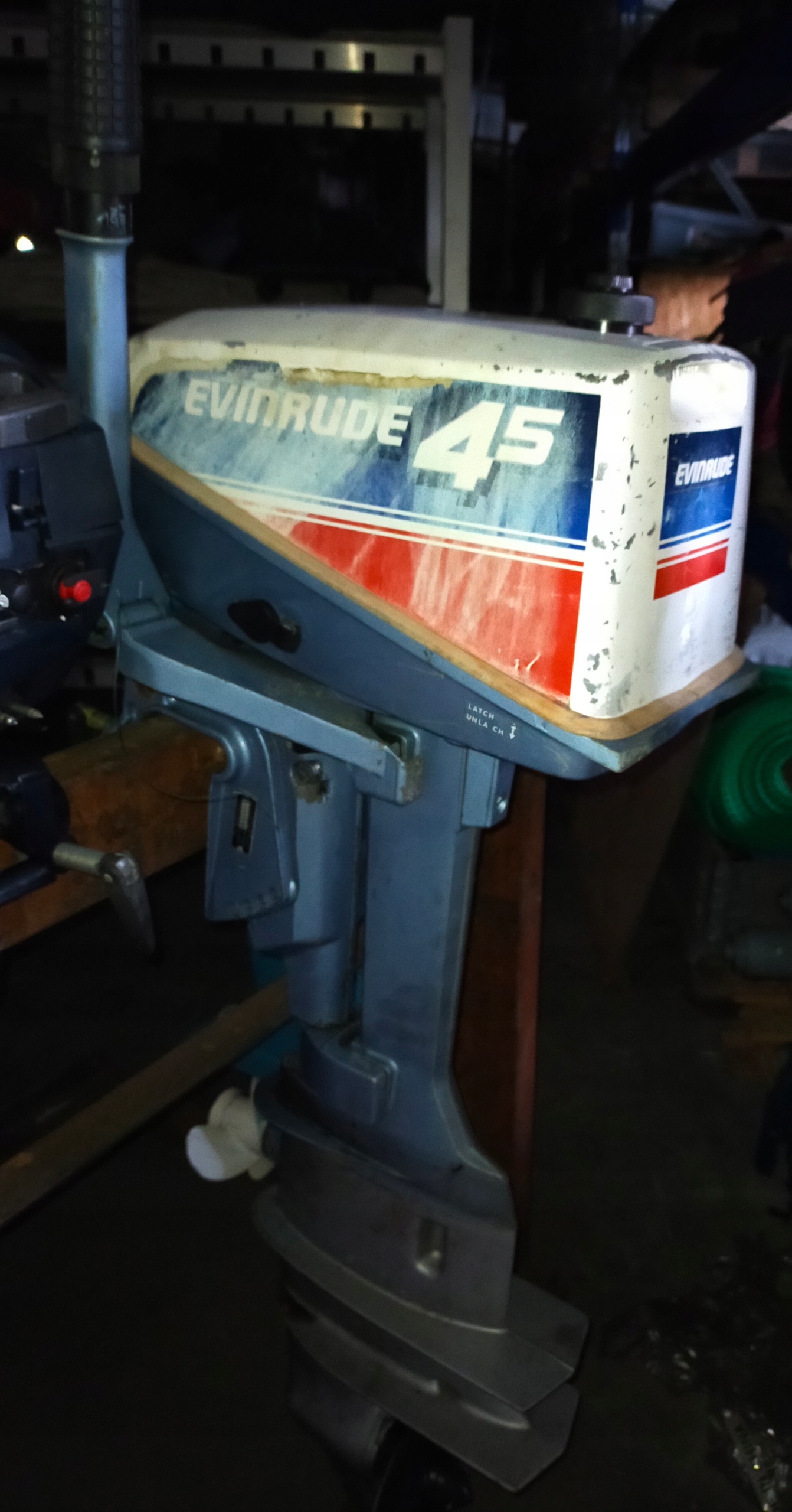 Silnik motor zaburtowy EVINRUDE 4,5KM spalinowy