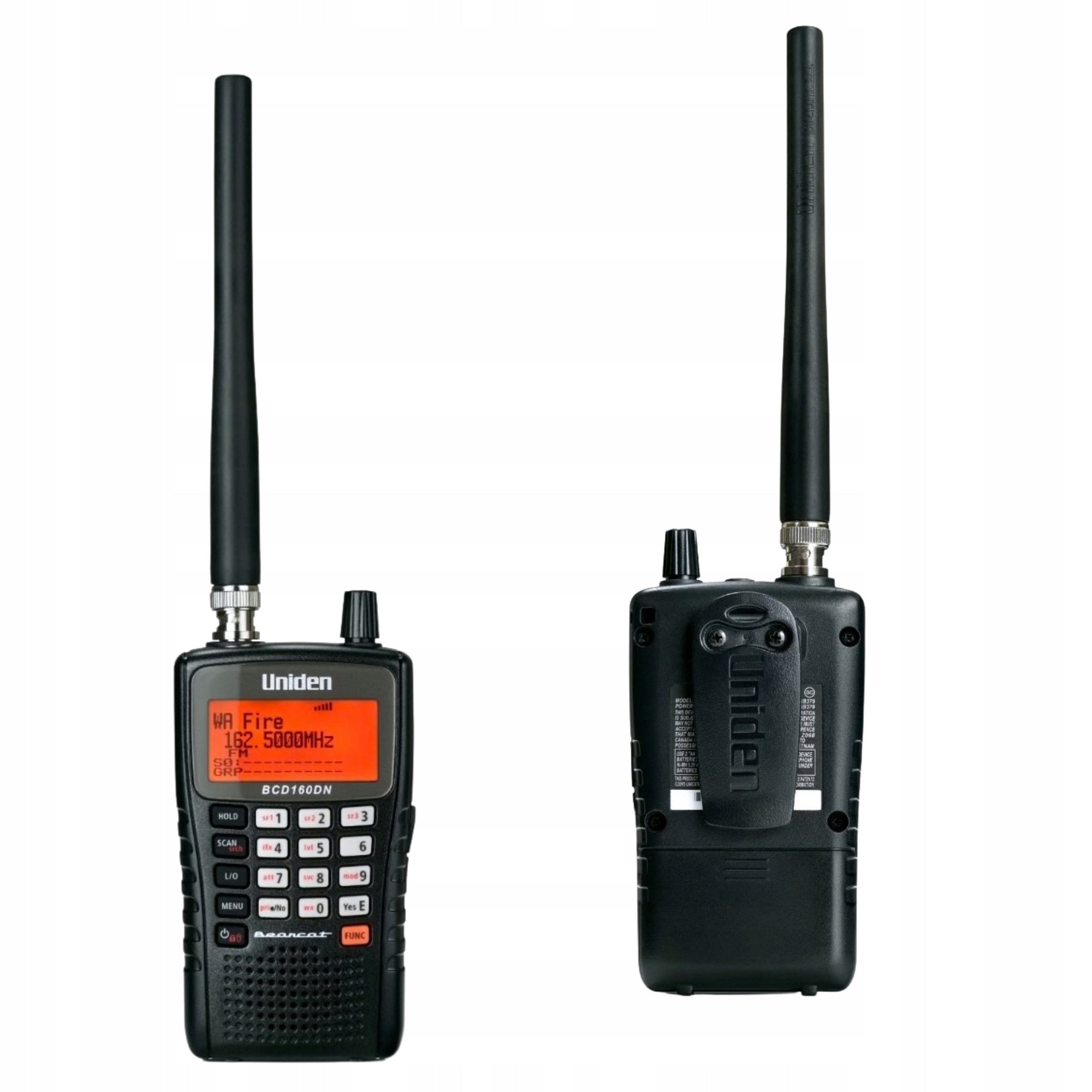 Uniden UBCD 160 DN skaner radiowy analogowo-cyfrowy AM FM DMR dPMR NXDN