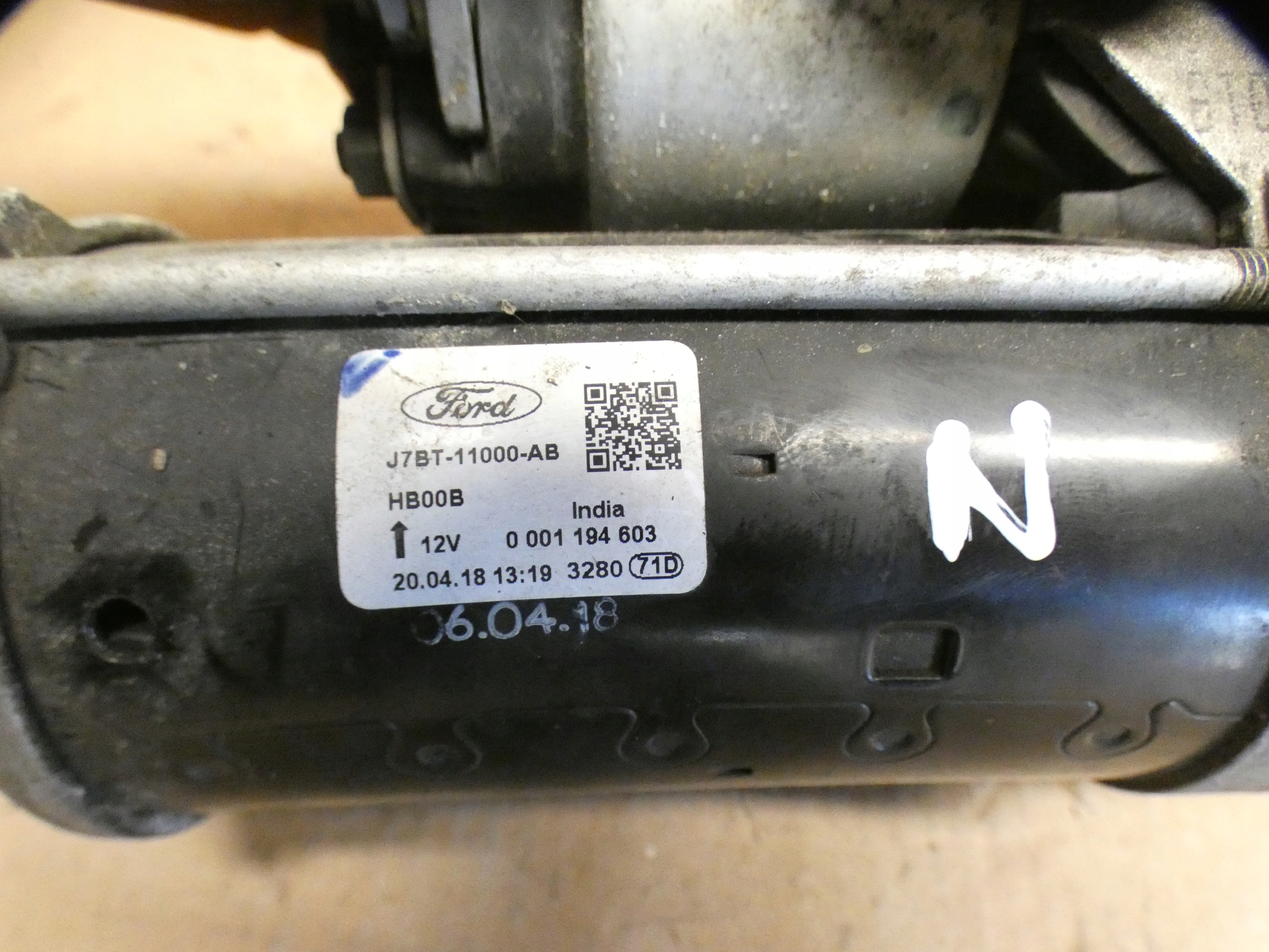 starter J7BT-11000-AB FORD KA+ plus 2018