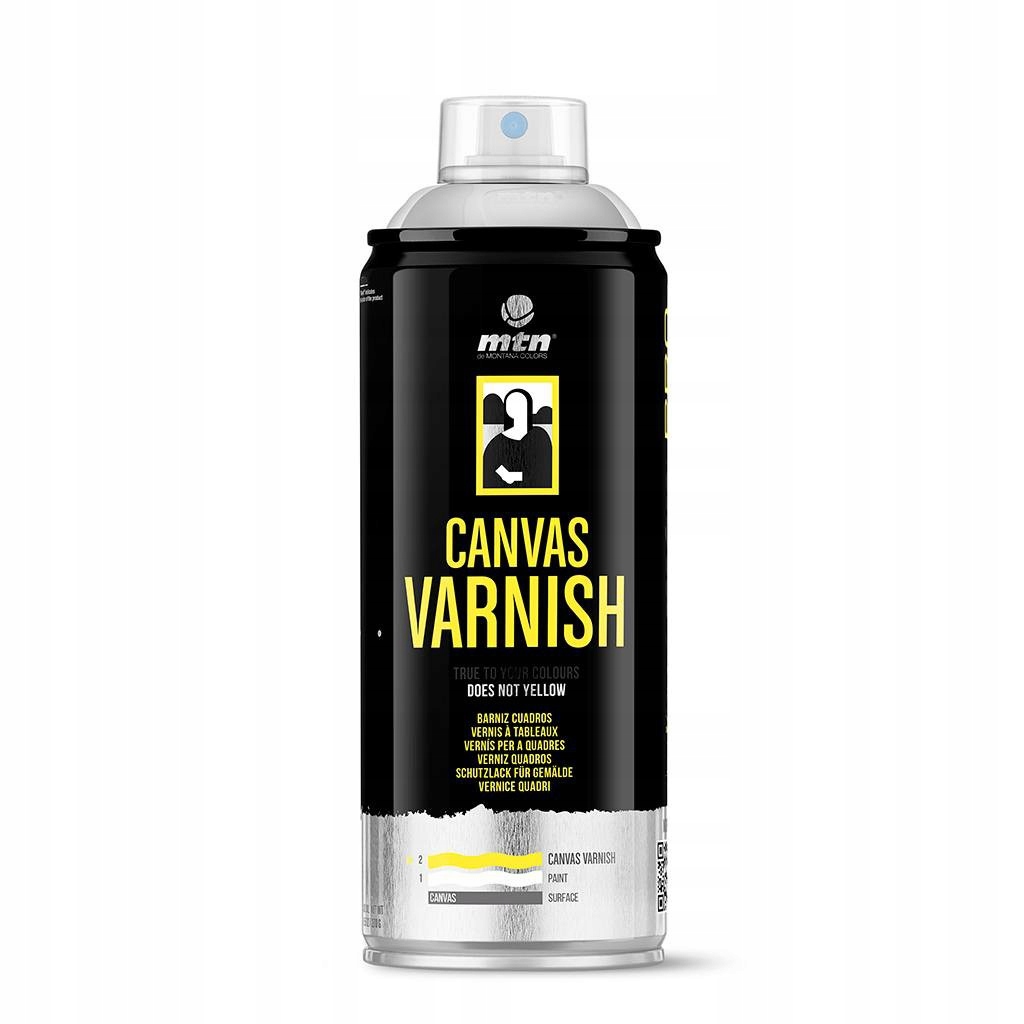 Werniks spray lakier połysk akryl 400 ml. Mtn Pro
