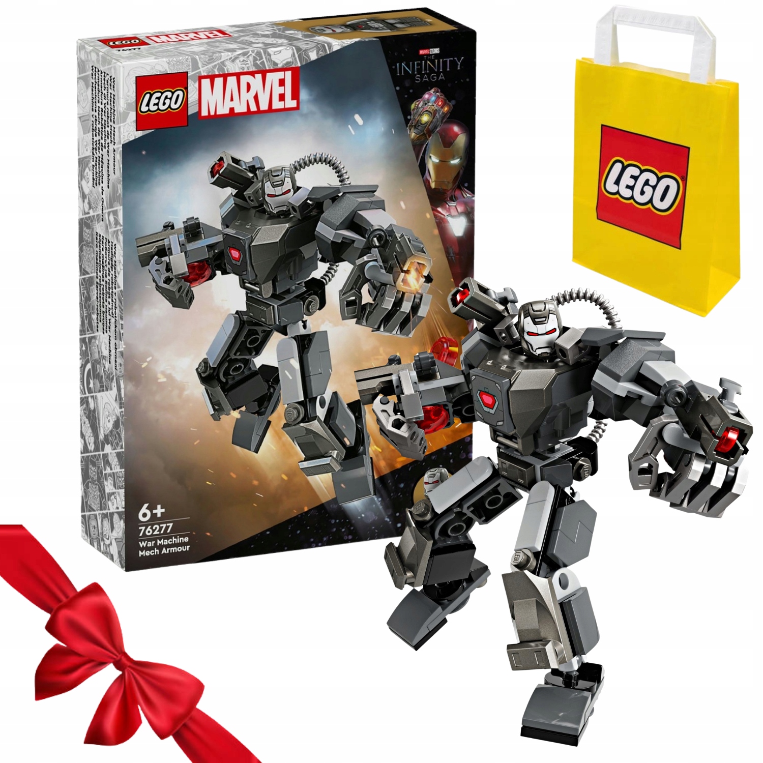 Zestaw Klocki Lego Marvel Heroes Mechaniczna Zbroja War Machine 76277
