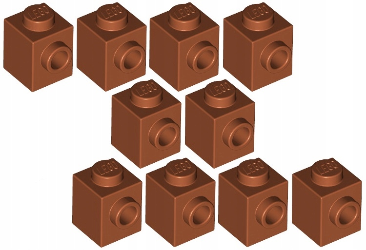 

Lego Klocek 1x1 Wypust C. Pomar 87087/4666322 x10
