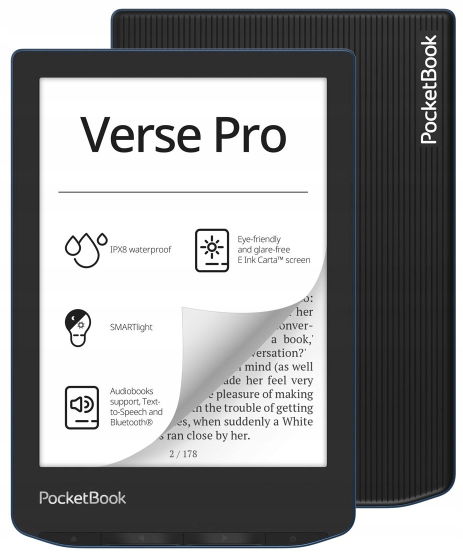 PocketBook 634 Verse Pro 16GB, WiFi, Azure (modrý)
