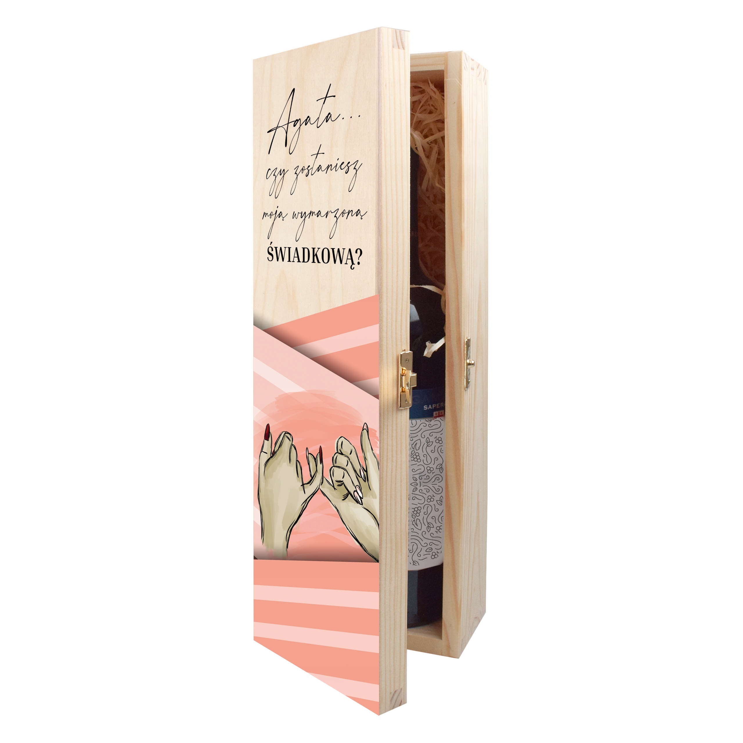 PROŚBA O ŚWIADKOWANIE ZAPROSZENIE ŚWIADKÓW NA ŚLUB Kolor dominujący beże i brązy