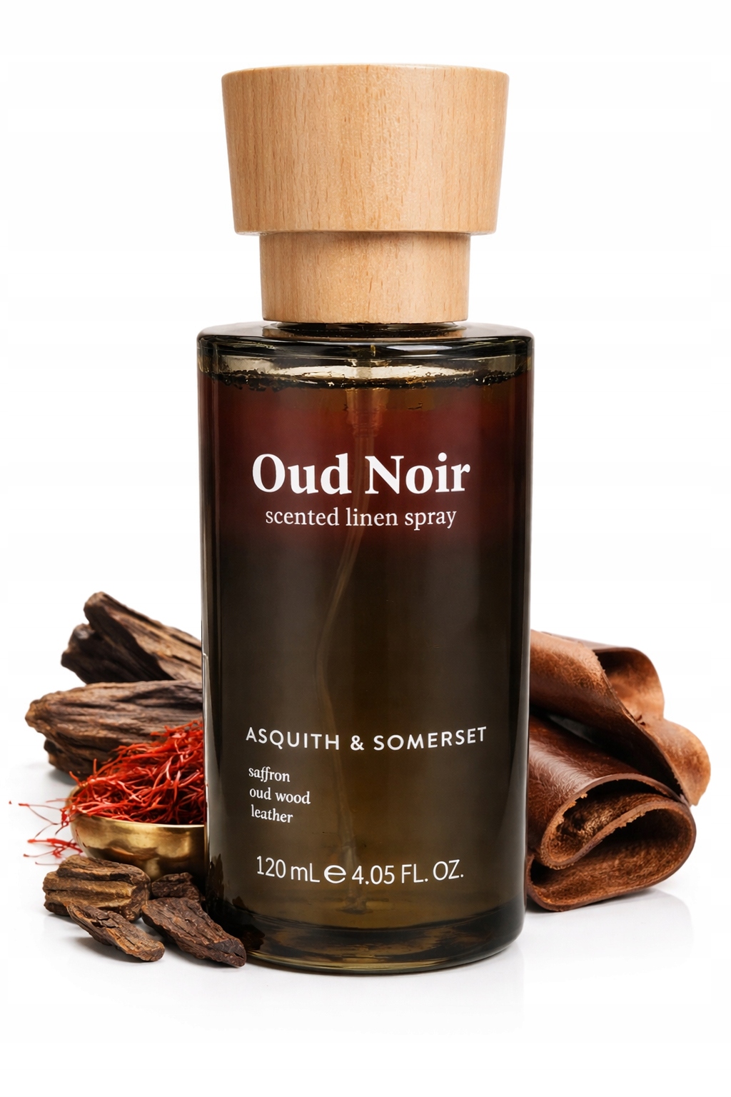 Levně Oud Noir Luxusní vůně spreje na polštáře, ložní prádlo a záclony 120 ml