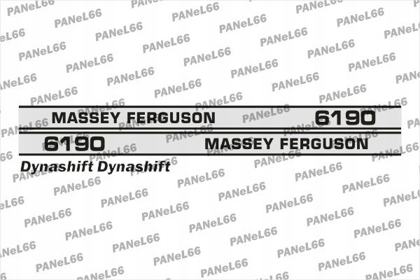MF6190 - НАБОР НАКЛЕЕК MASSEY FERGUSON 6190 DYNASHIFT