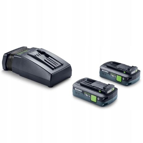 Zestaw akumulatorów Festool 18V 2xTBX4 TCL6 bateria ładowarka wydajna