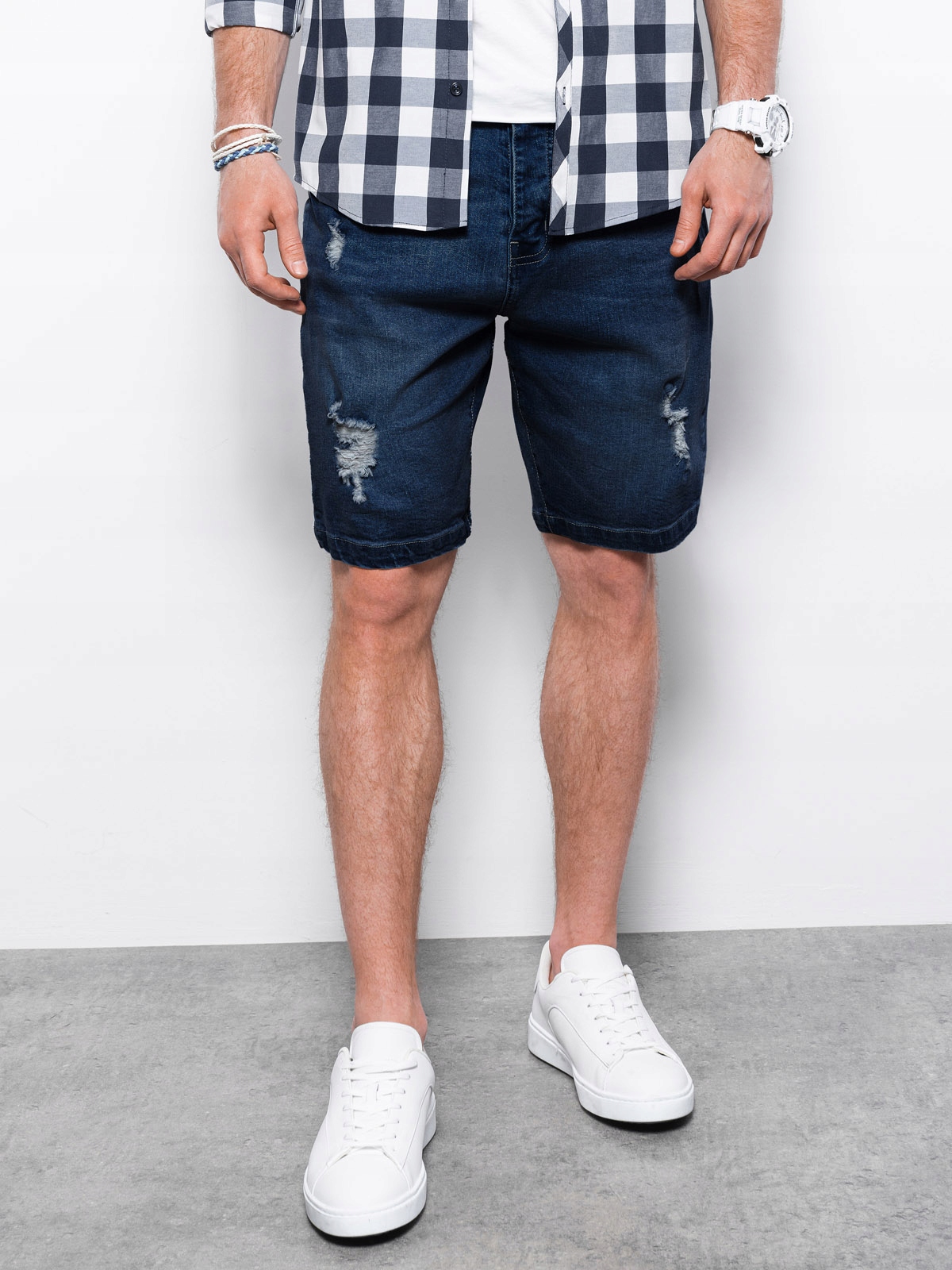 

Krótkie spodenki męskie jeansowe jeans W311 XXL
