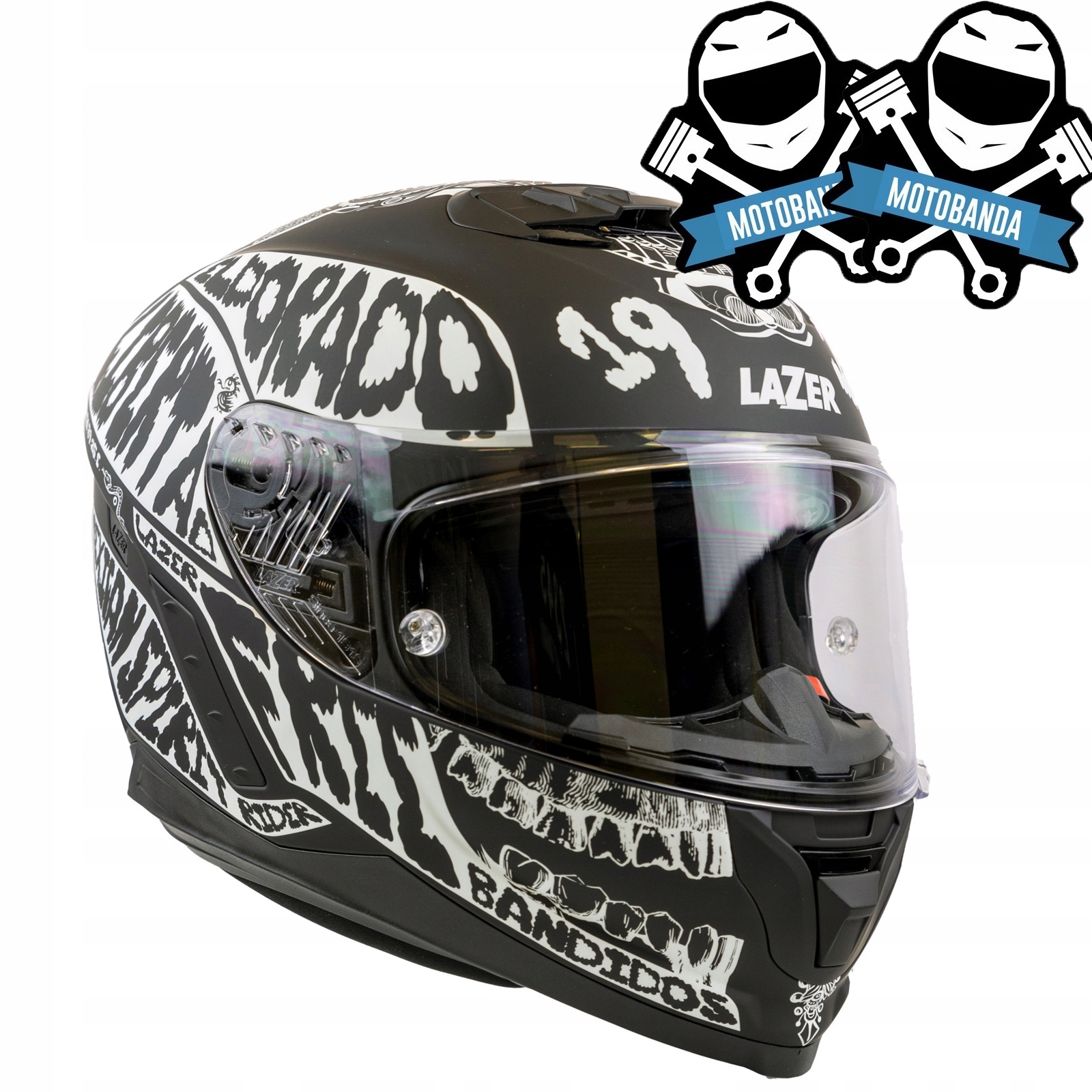 

Kask motocyklowy Lazer Rafale Evo Mexicana Fluo