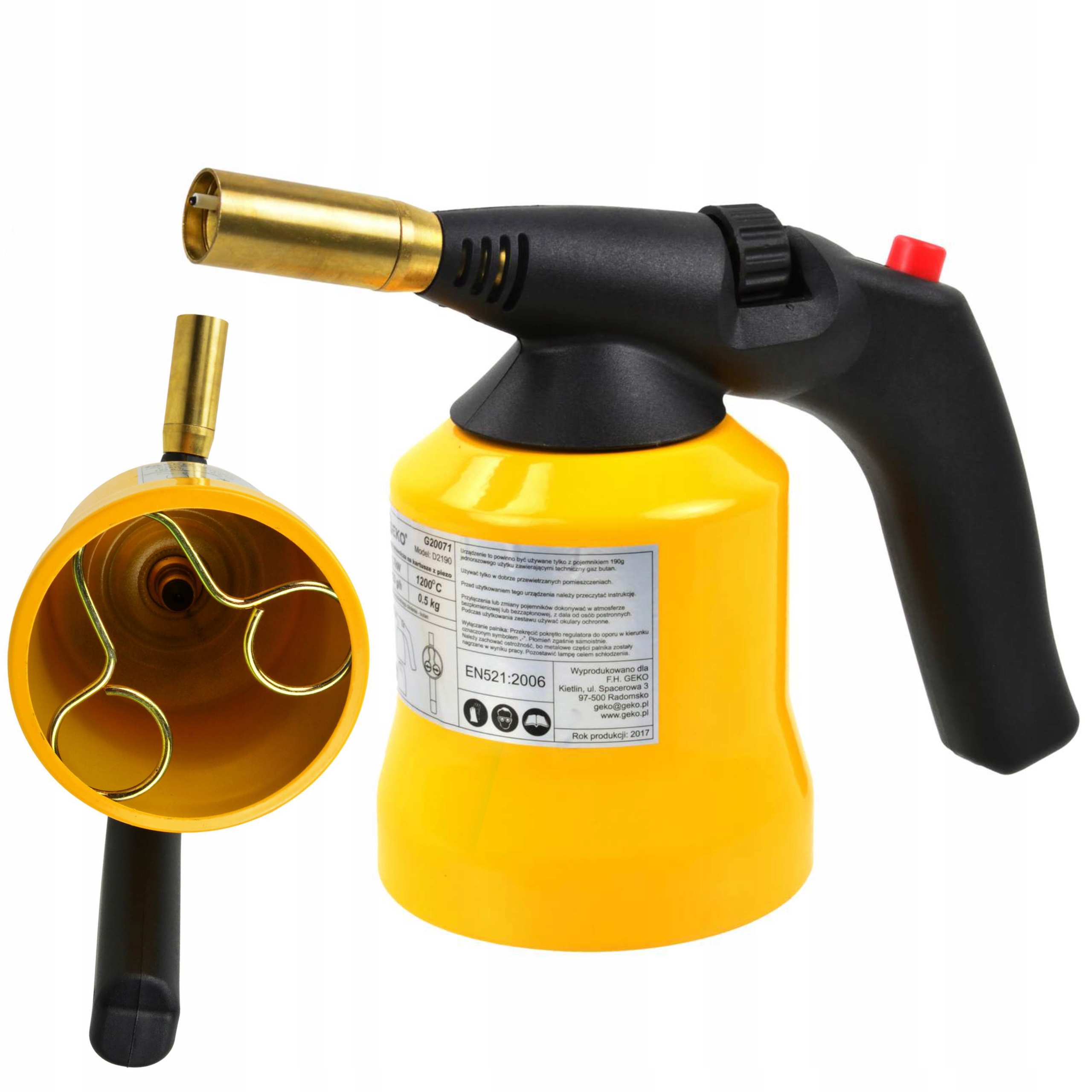 PIEZO GÁZÉGŐ PISZTOLY PATRONOS FORRASZTÓLÁMPA