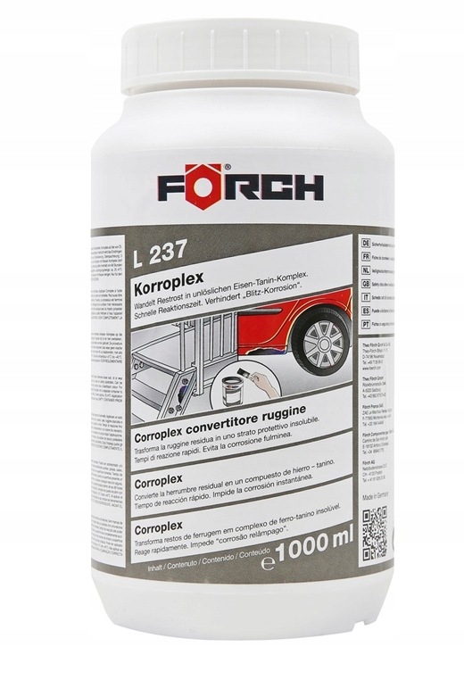 Neutralizator rdzy preparat antykorozyjny Forch Korroplex L237 1L