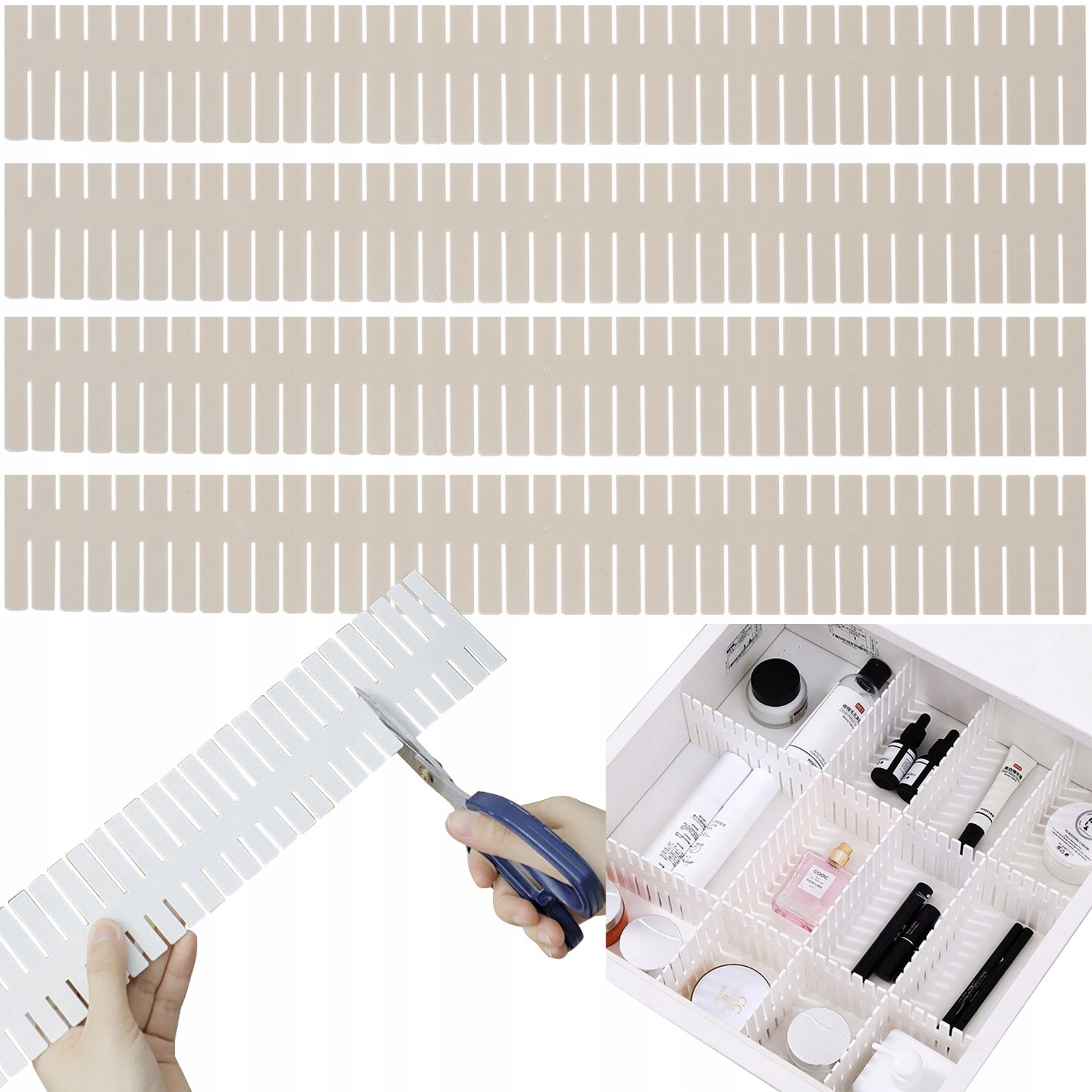 ORGANIZER SEPARATOR DO SZUFLADY SZAFY 4 sztuki