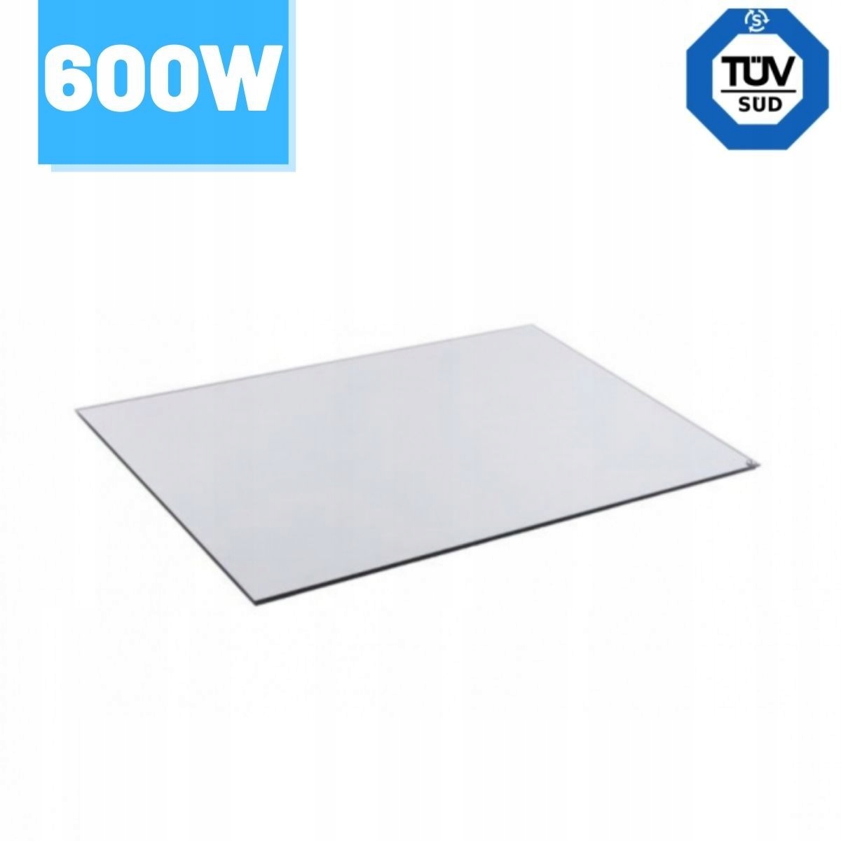 Zrkadlový infračervený vykurovací panel 60x90 cm 600 W 11 15 m2 Greenie