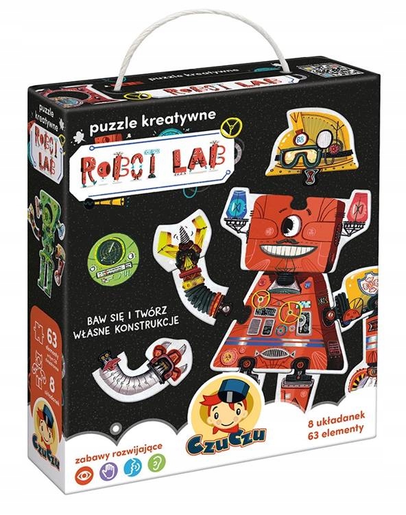 

Czu Czu Puzzle Kreatywne Robot Lab 63 Elem