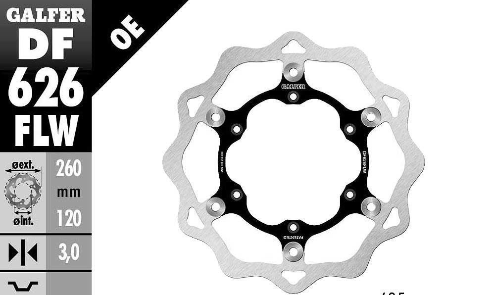 Brzdový Kotúč Galfer Wave DF626FLW