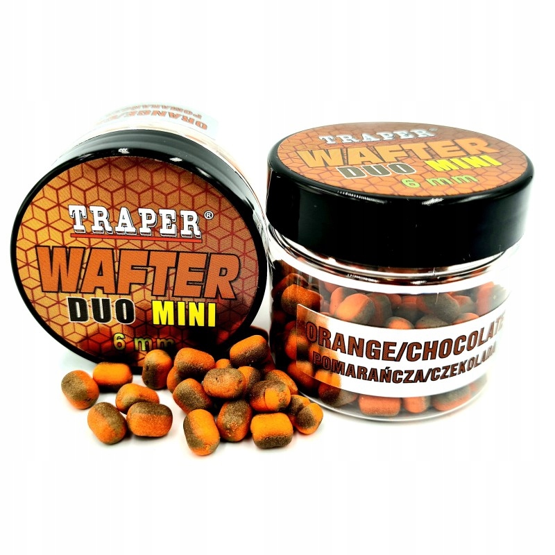 Dumbells Method Feeder Traper Duo Mini Wafter Pomarańcza Czekolada 6mm 15g