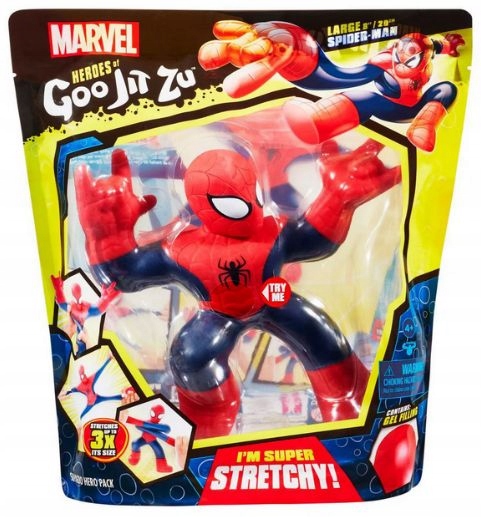 Marvel Heroes Goo Jit Zu Spiderman Duży Squishy