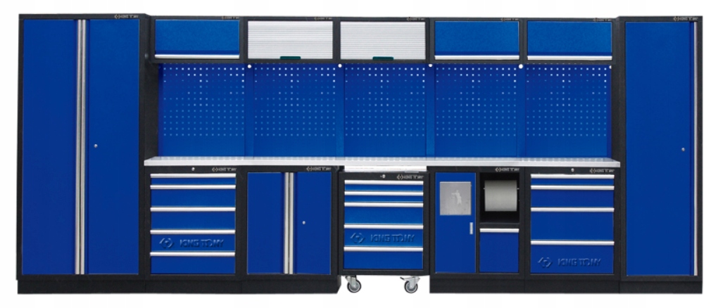 KING TONY ZESTAW MEBLI WARSZTATOWYCH STÓŁ SZAFA