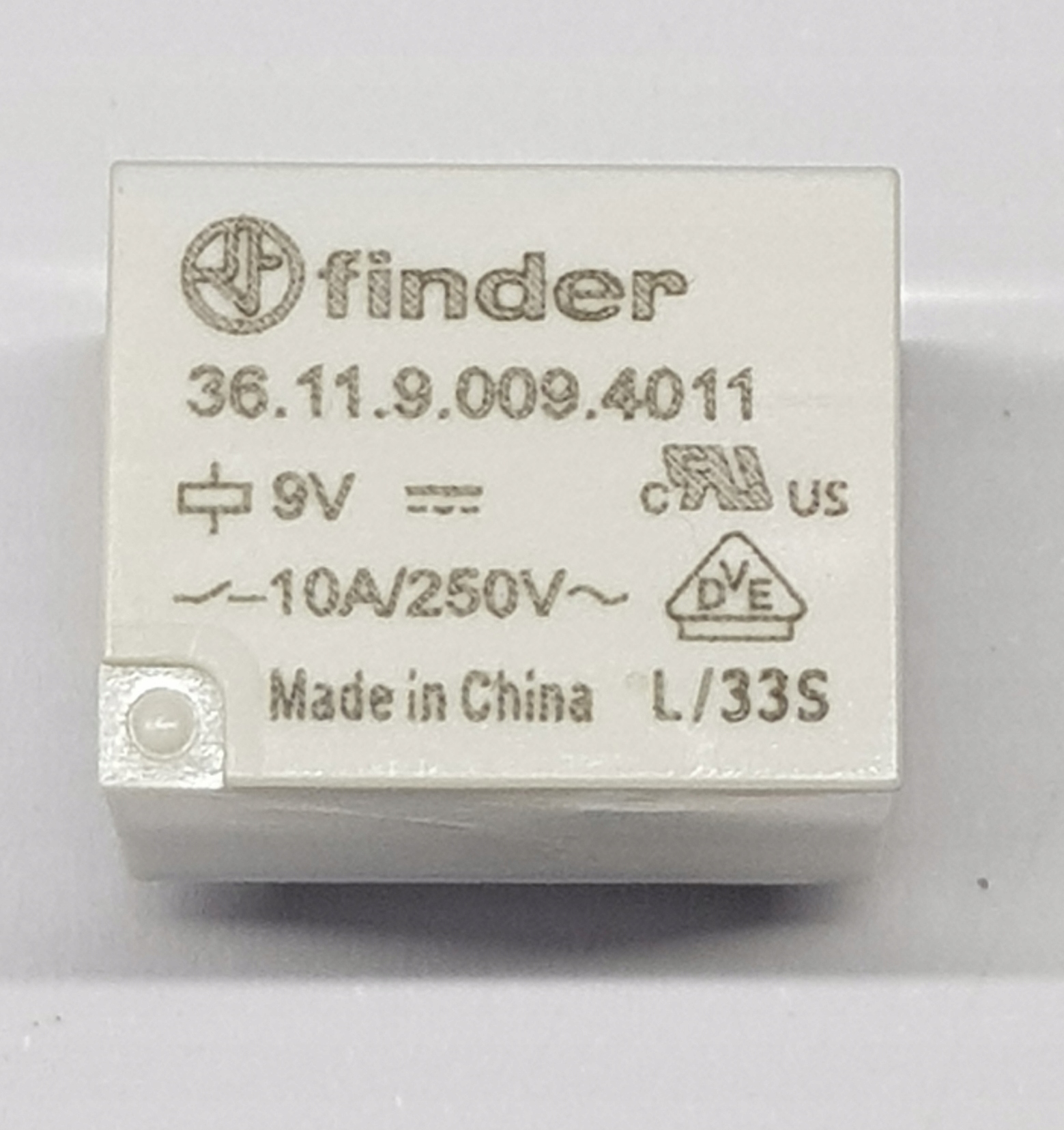 Przekaźnik 36.11.9.009.4011 36 11 9 009 4011 361190094011 Finder 9V