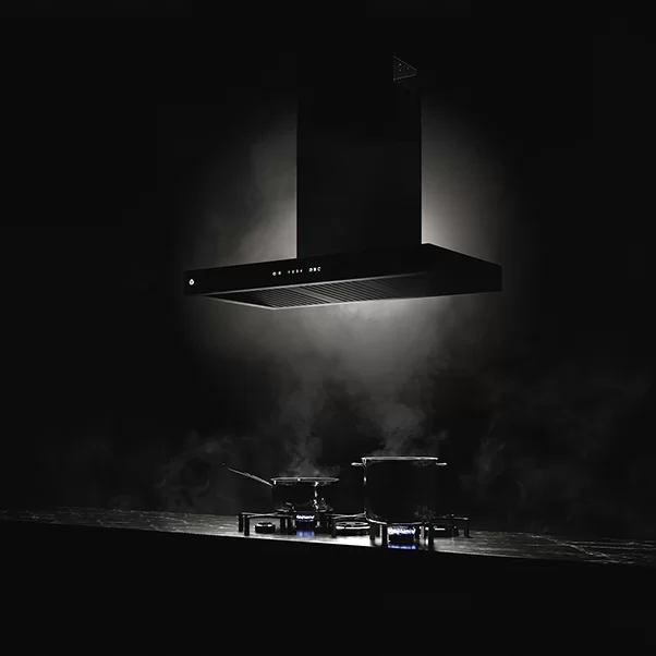 OKAP PRZYŚCIENNY CIARKO DESIGN T-SHAPE INOX Kolor dominujący srebrny/szary