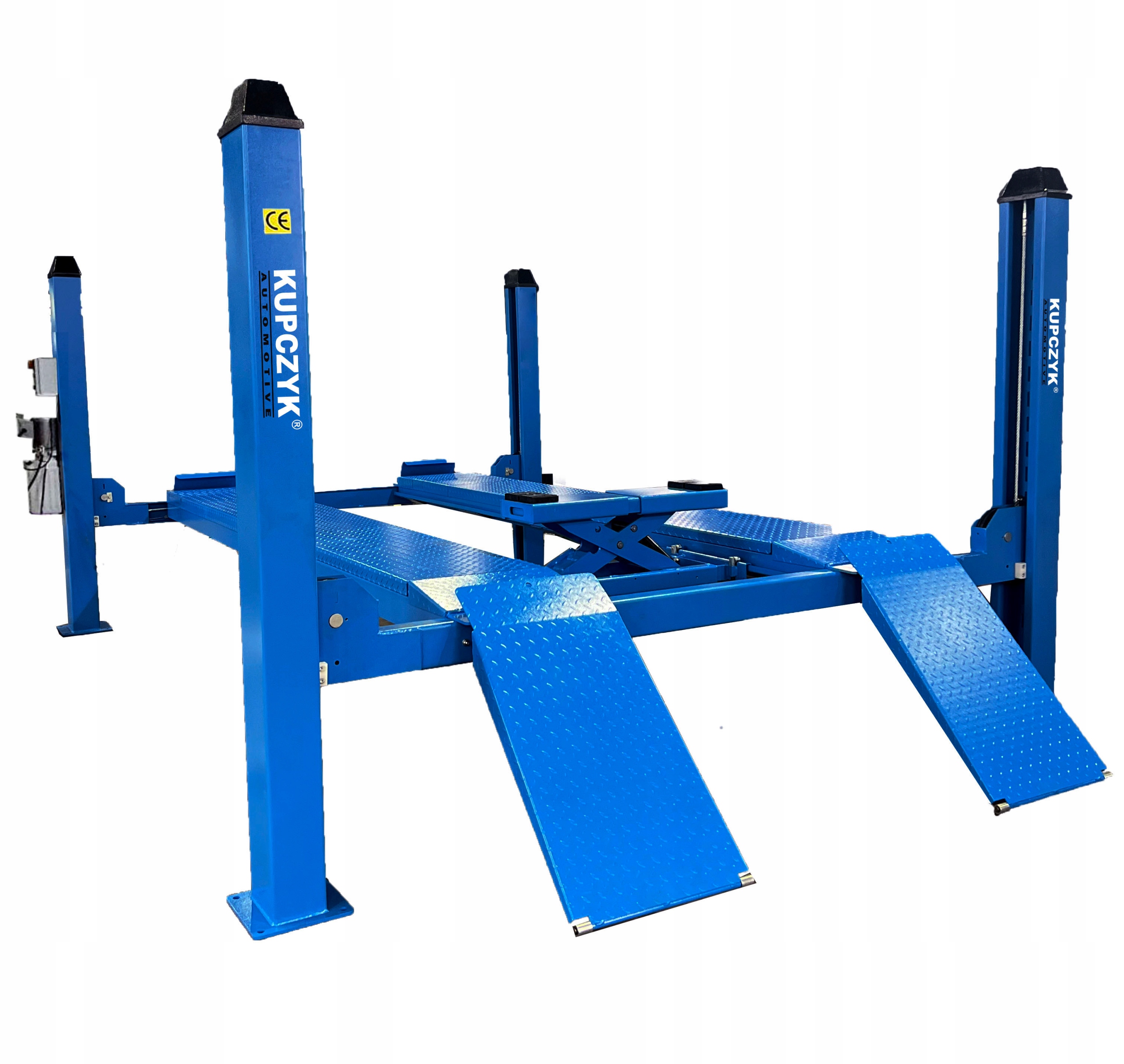 Podnośnik do geometrii Kupczyk KP4K-4000 czterokolumnowy samochodowy