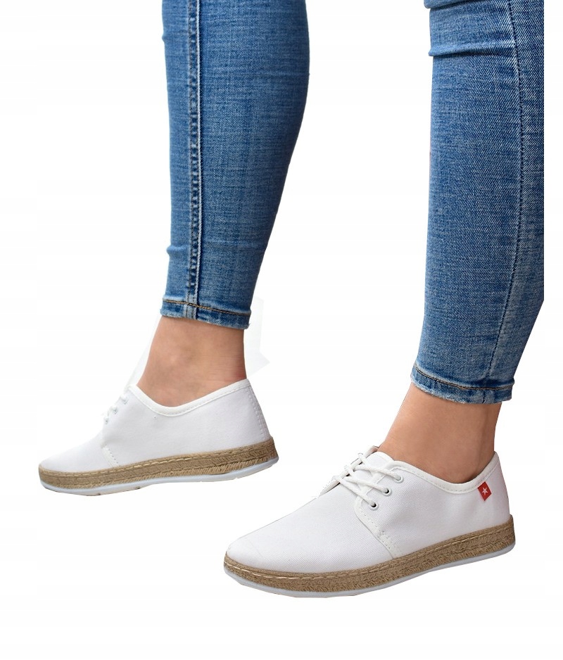 

Espadryle damskie Big Star FF276043 Białe 38