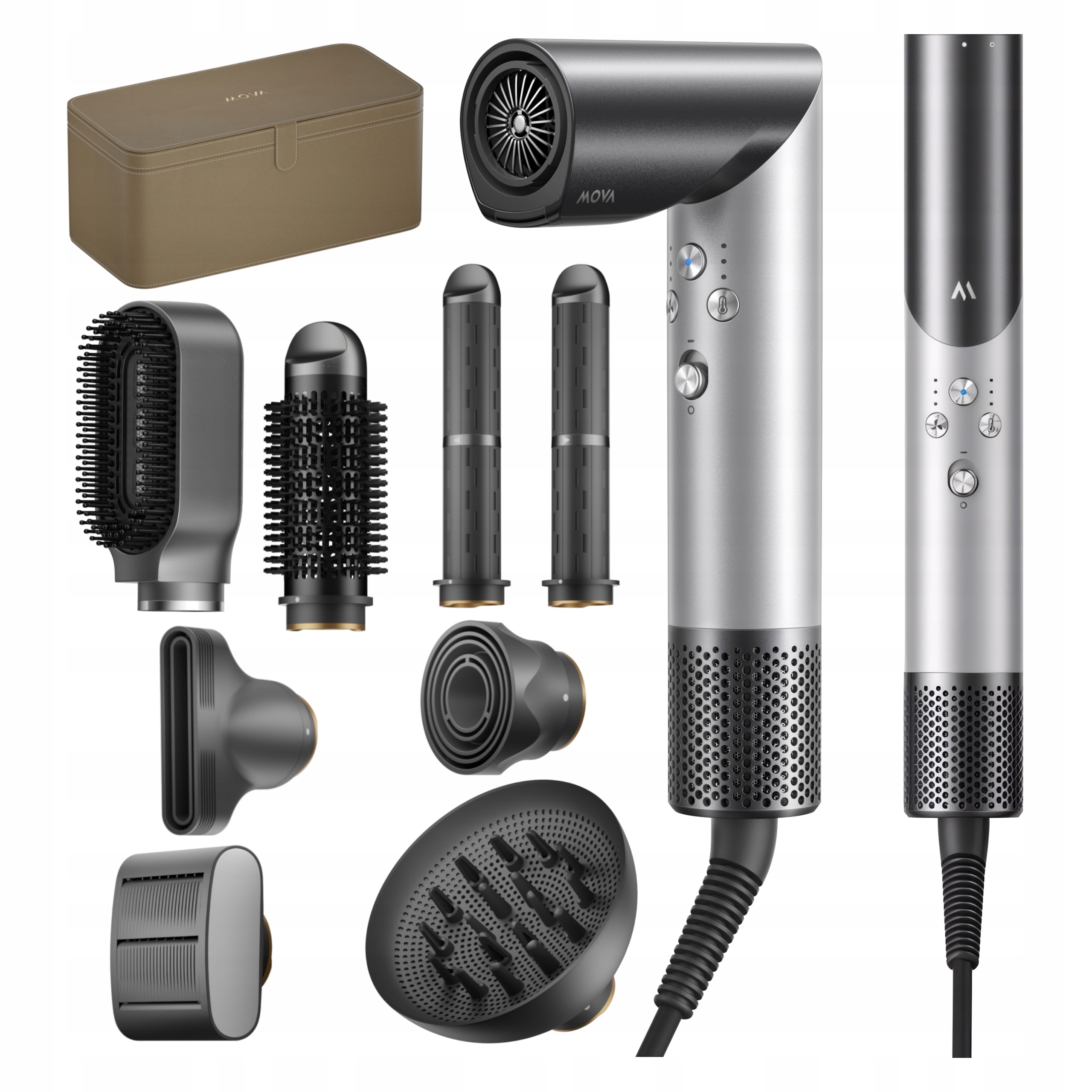 Suszarka do Włosów Mova Master 10 Zaawansowana Jonizacja 1600W Srebrna