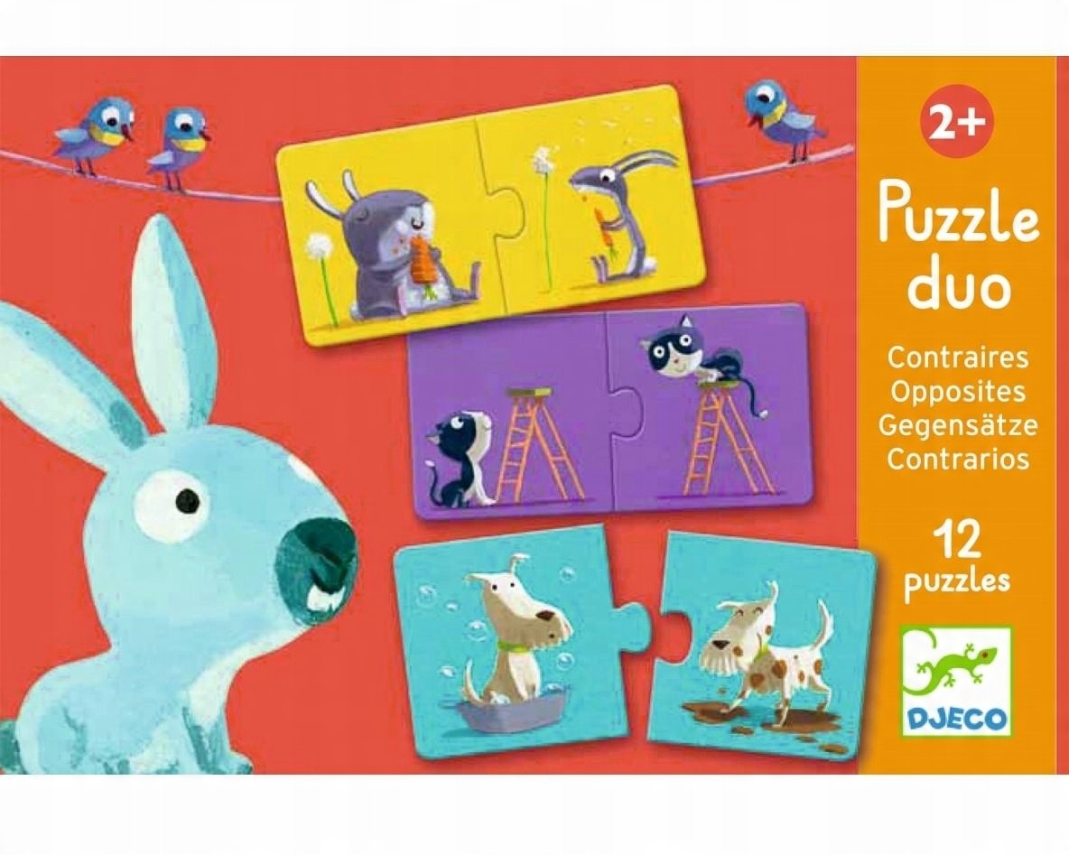 

Przeciwieństwa Puzzle Duo 24 el. Djeco 2+