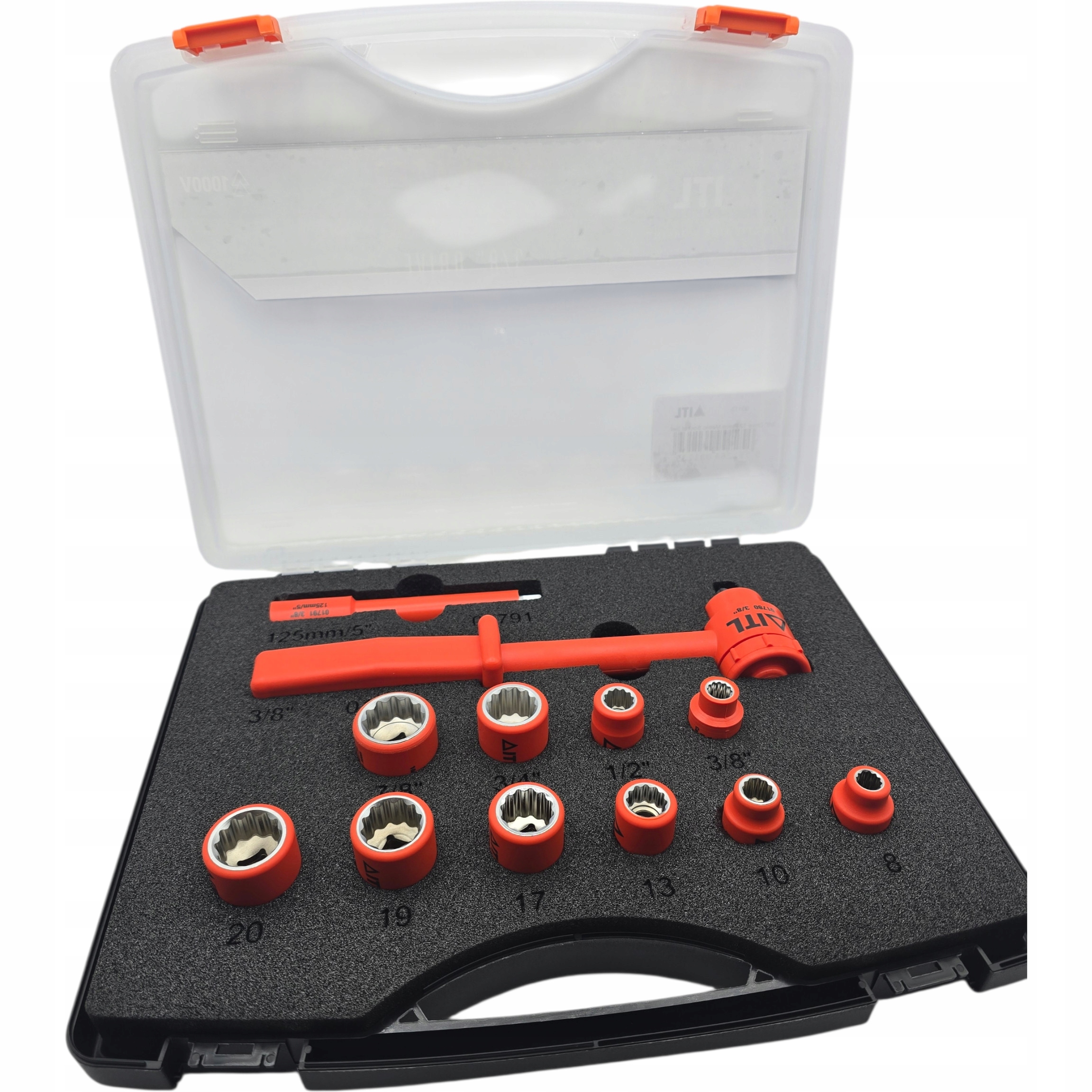 Sada izolovaných nástrojov 3/8'' pre Ppn 1kV Energotyta Vyrobená V Eú 12-dielna