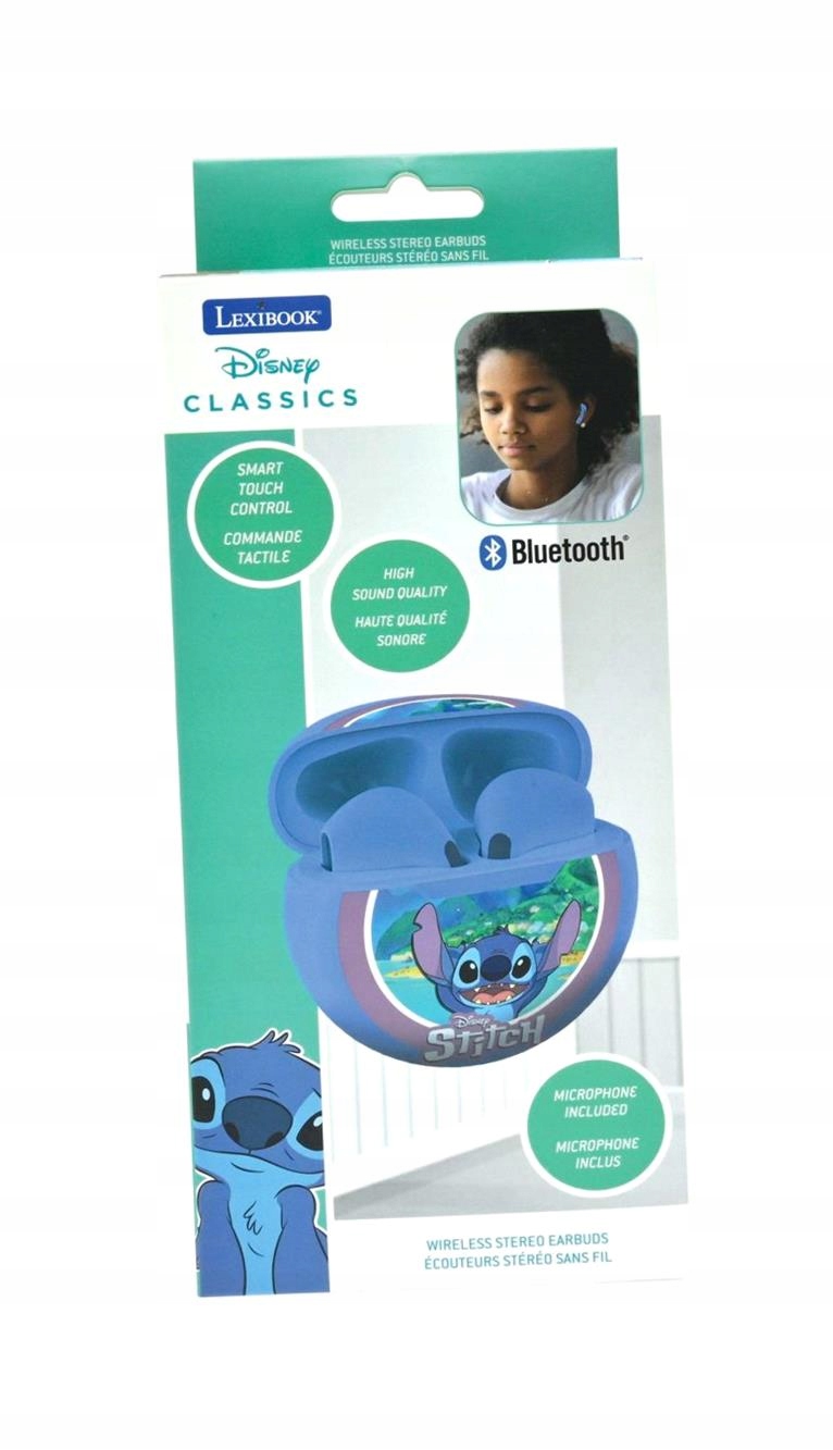 Bezdrátová Sluchátka Stitch Bluetooth Lexibook HPBT05D