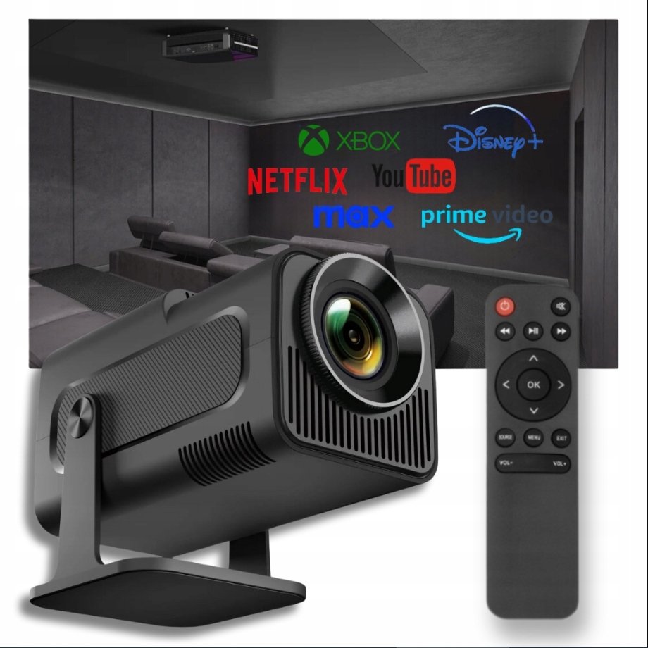 Projektor Prenosný Projektor HY320 Mini Smart Hd Led Android WiFi Tv 150"