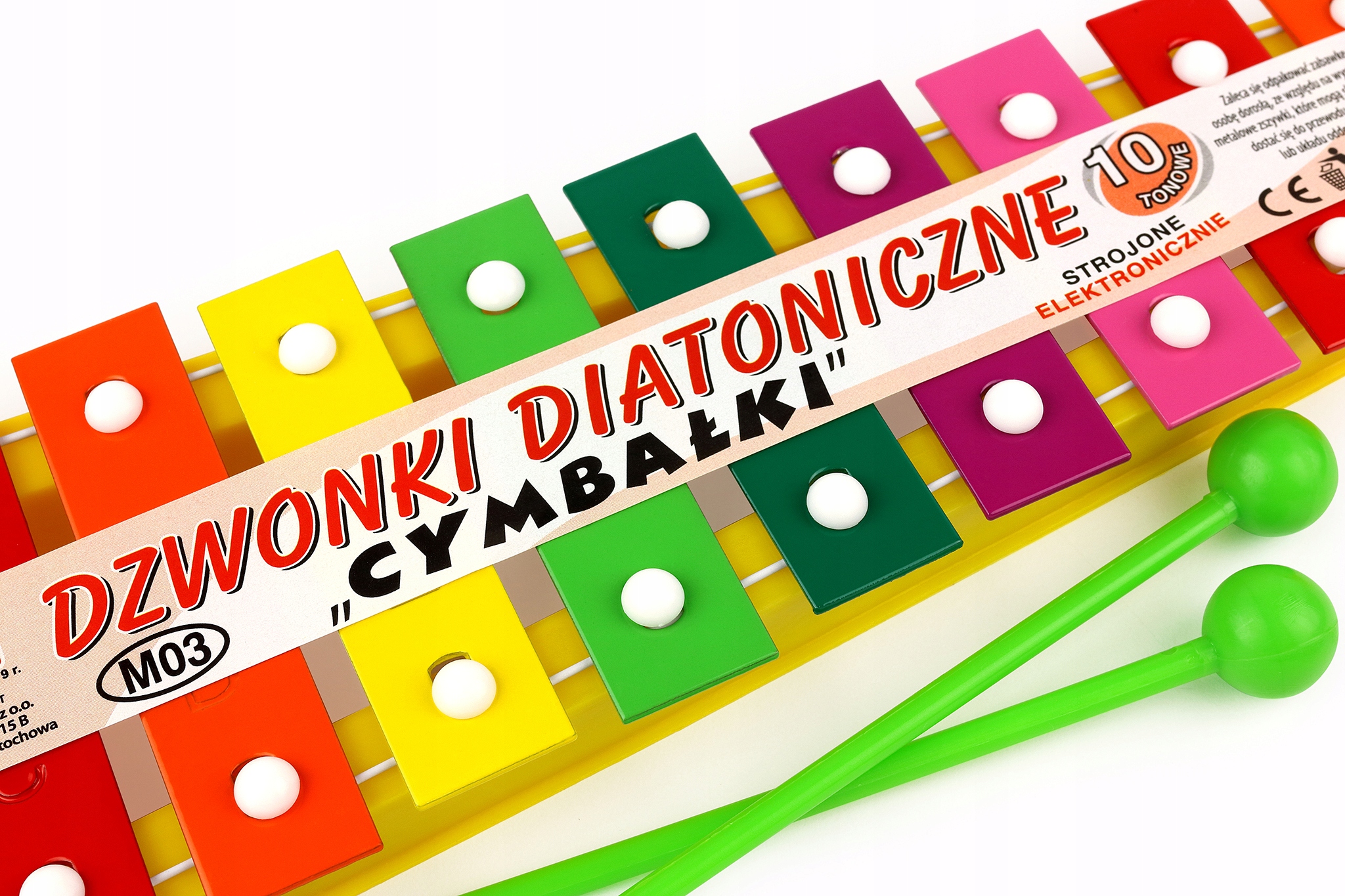 CYMBAŁKI DIATONICZNE KOLOROWE 10-TONOWE MAREK Marka Marek