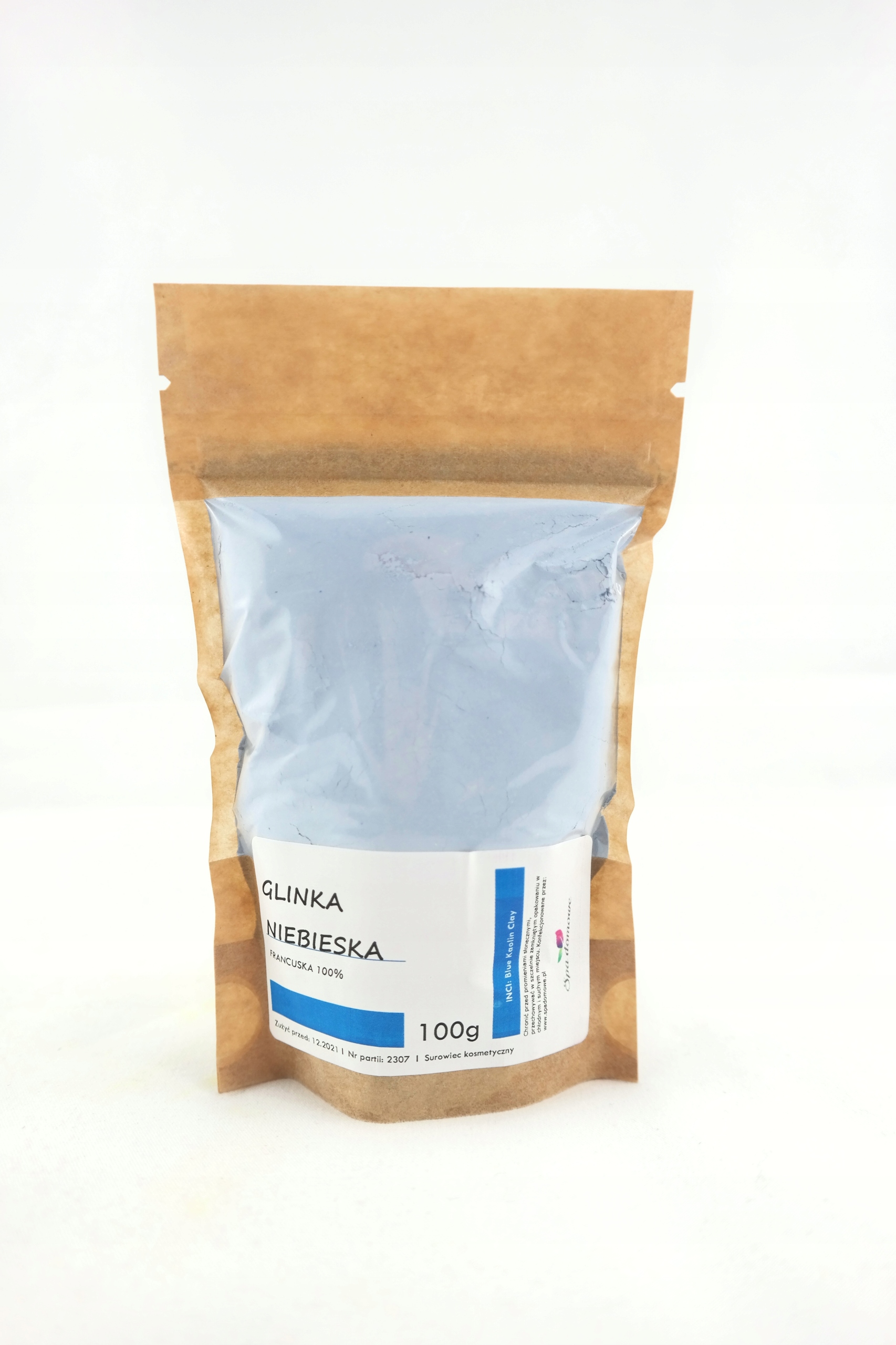 

Glinka Niebieska 100% francuska Uzupełnienie 100g
