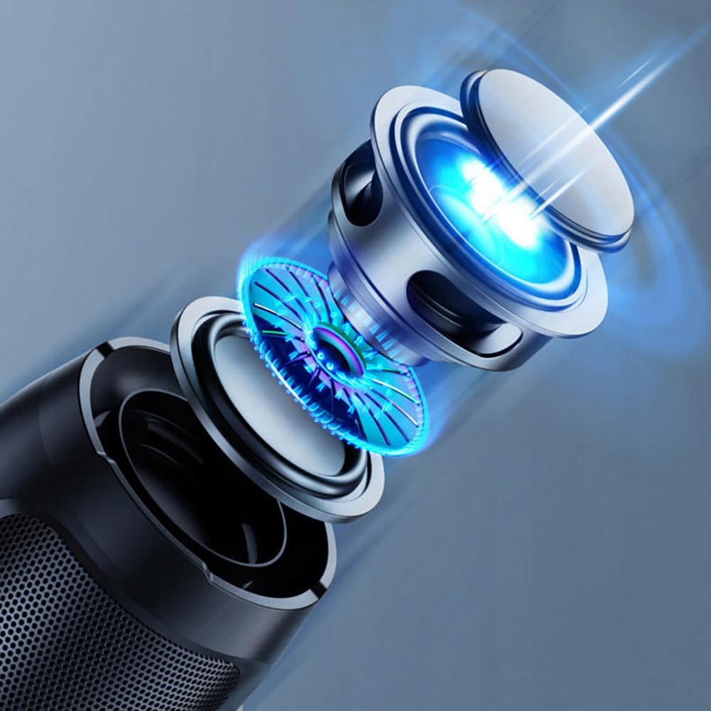 GŁOŚNIK BLUETOOTH BEZPRZEWODOWY PRZENOŚNY MOBILNY RADIO BASS Z RADIO FM Model ODTWARZACZ PRZENOŚNY WODOODPORNY BOOMBOX MOBILNY