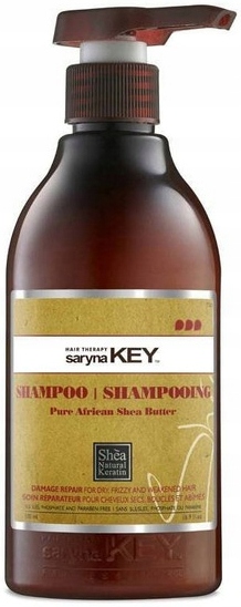 Szampon Do Włosów Saryna Key Masło Shea Odbudowujący Regenerujący 500ml
