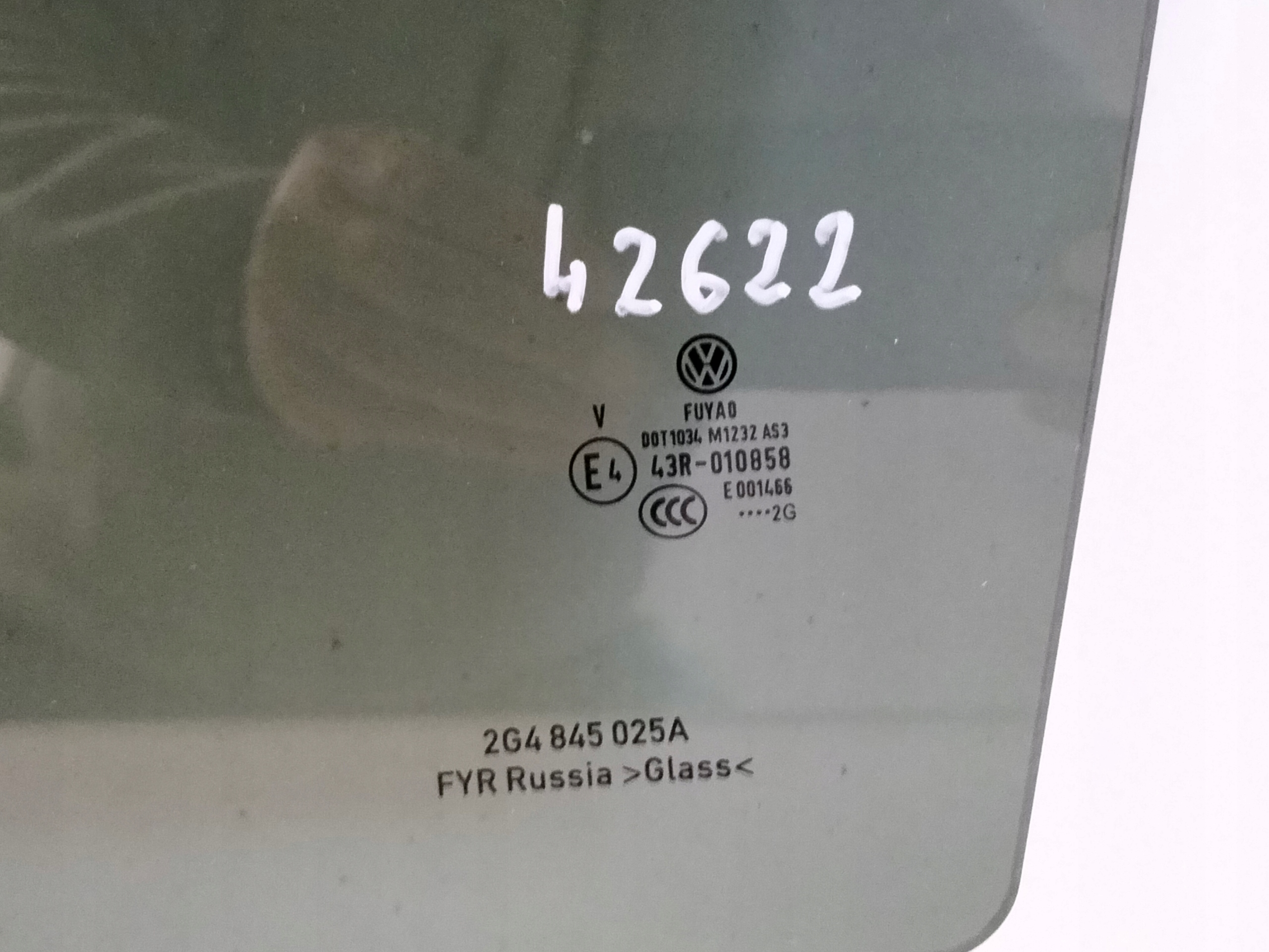 window side door rear rear part left VW TAIGO 21- FUYAO