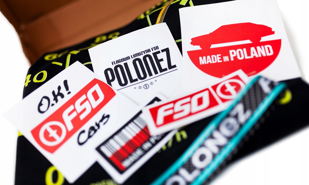 BOX Prezent Tshirt M Polonez Borewicz wlepy smycz Rozmiar M