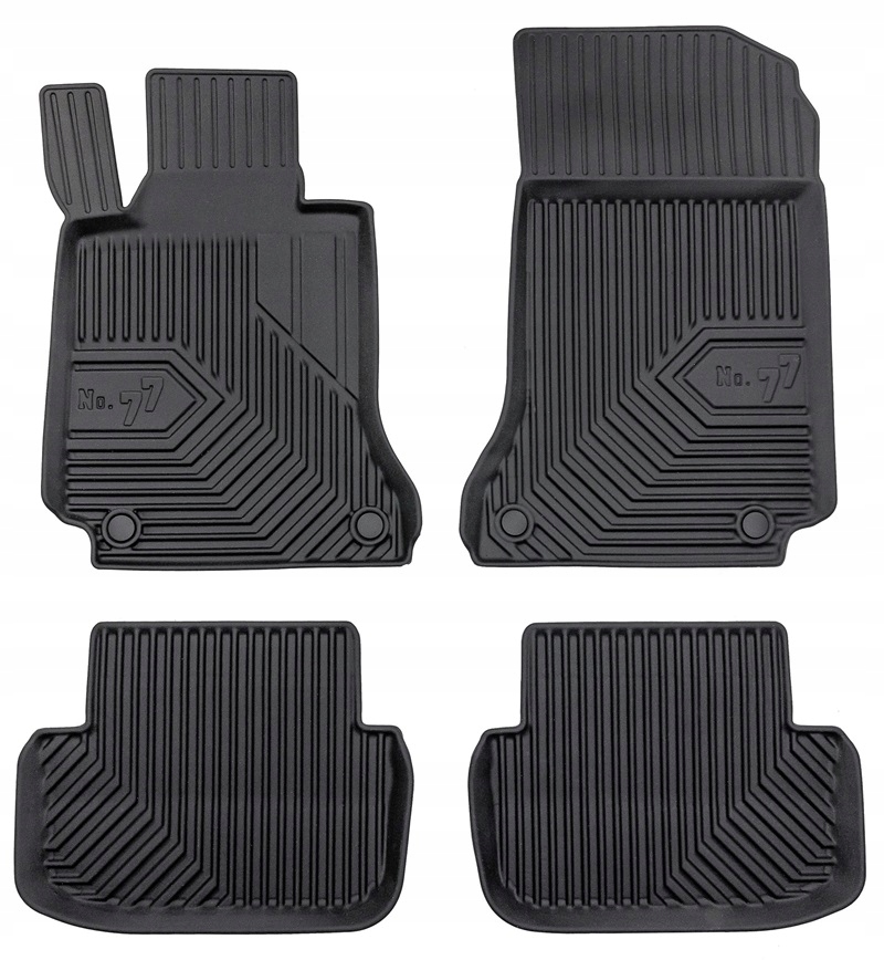 Gumové Koberce Mercedes E C207 Coupe 2009-2017 Korytka 77