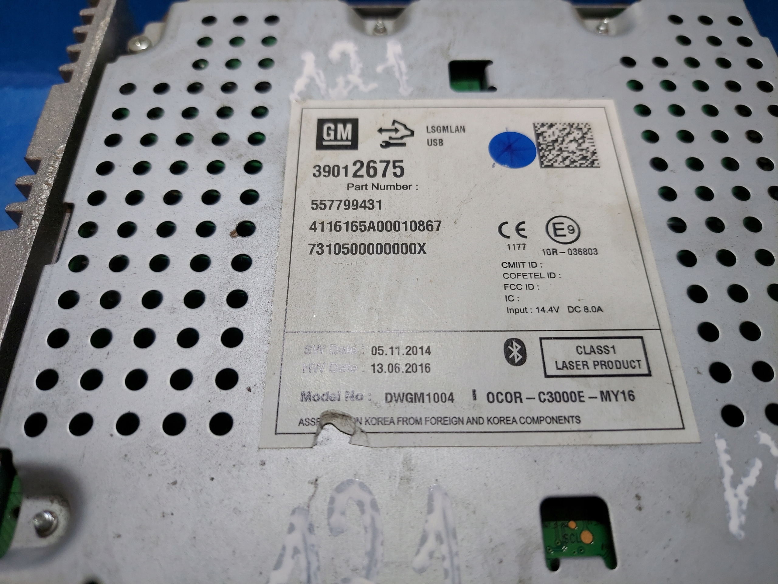 RADIO EKRAN CORSA E 39012675