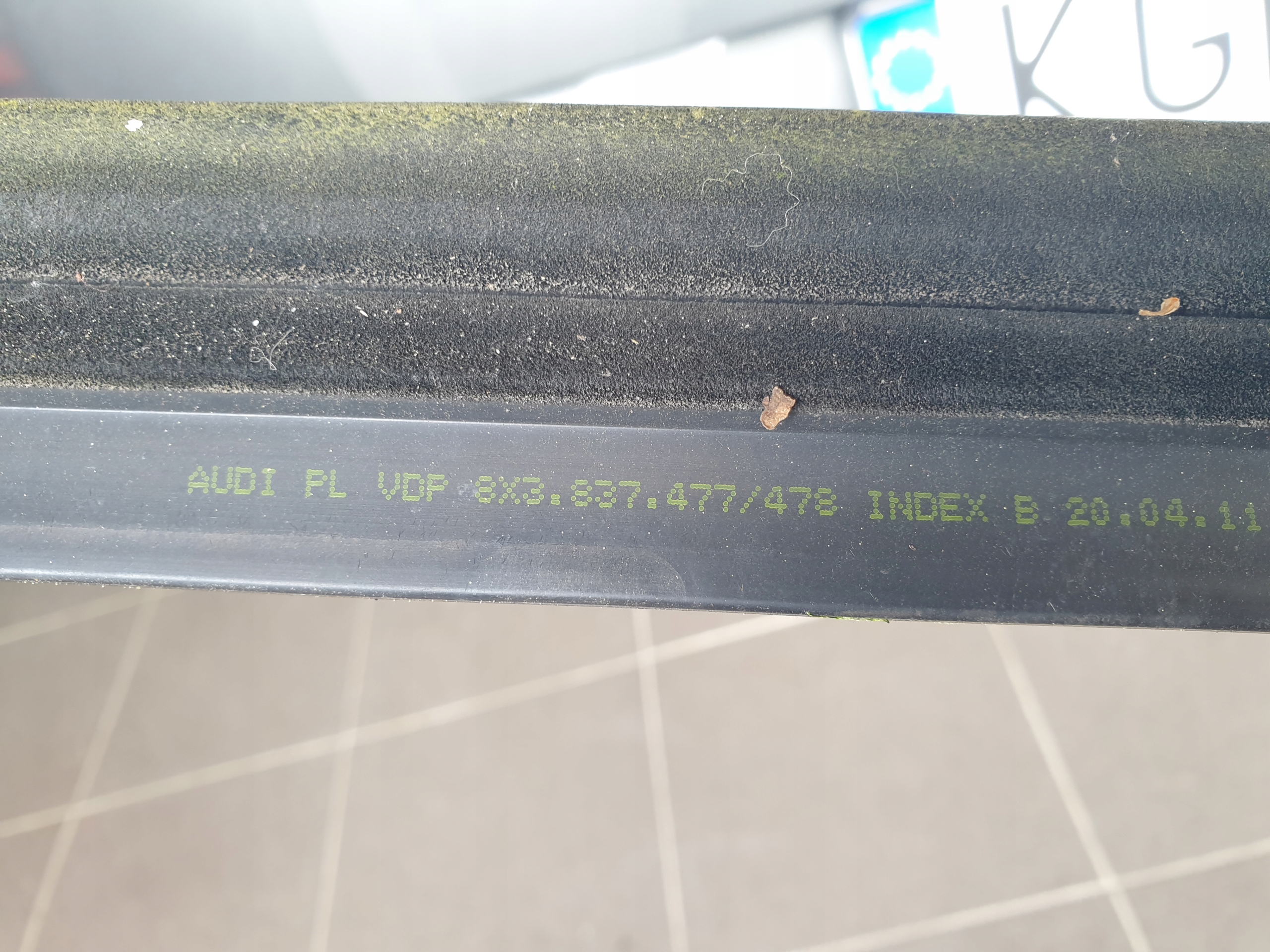 moulding dust left door AUDI A1 8X 2010- 3D 8X3837477