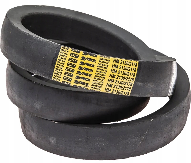 Klínový řemen mlátícího bubnu Bizon 50x2130 HM2130 Stomil Žlutý