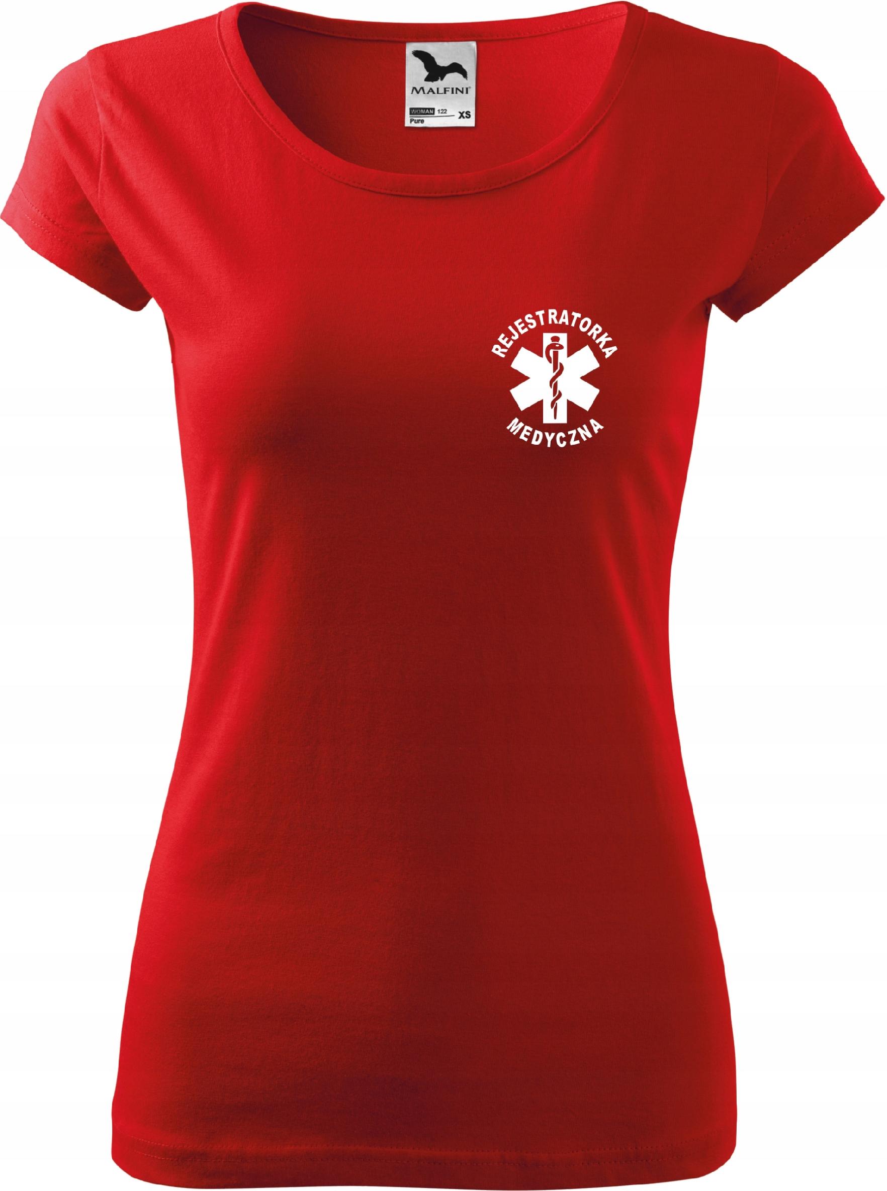

Koszulka Pure Rejestratorka Medyczna Czerwony