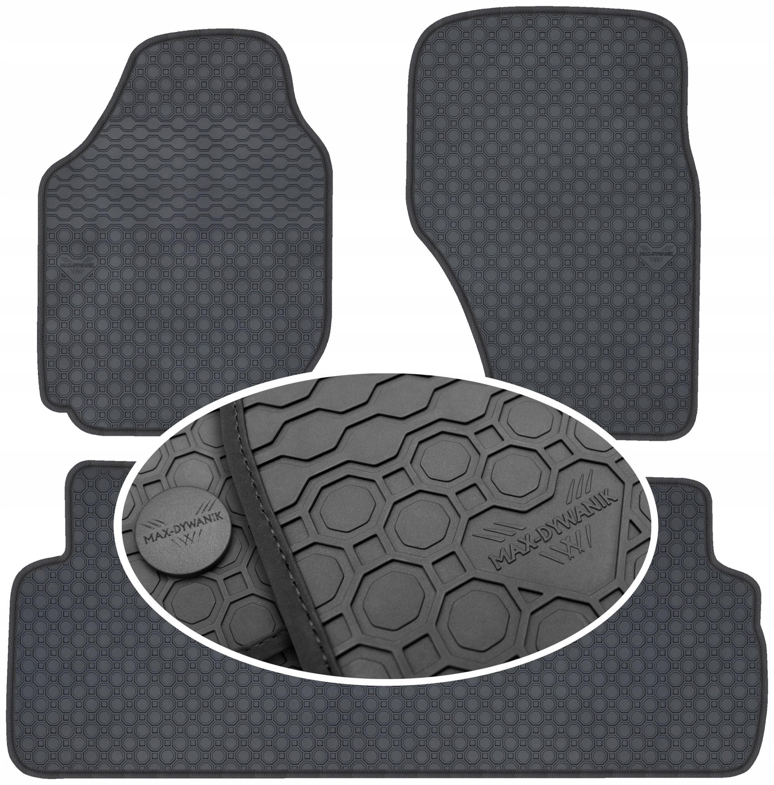Toyota RAV4 I 5D 1994-2000 Gumové koberce PrimeLiner černé