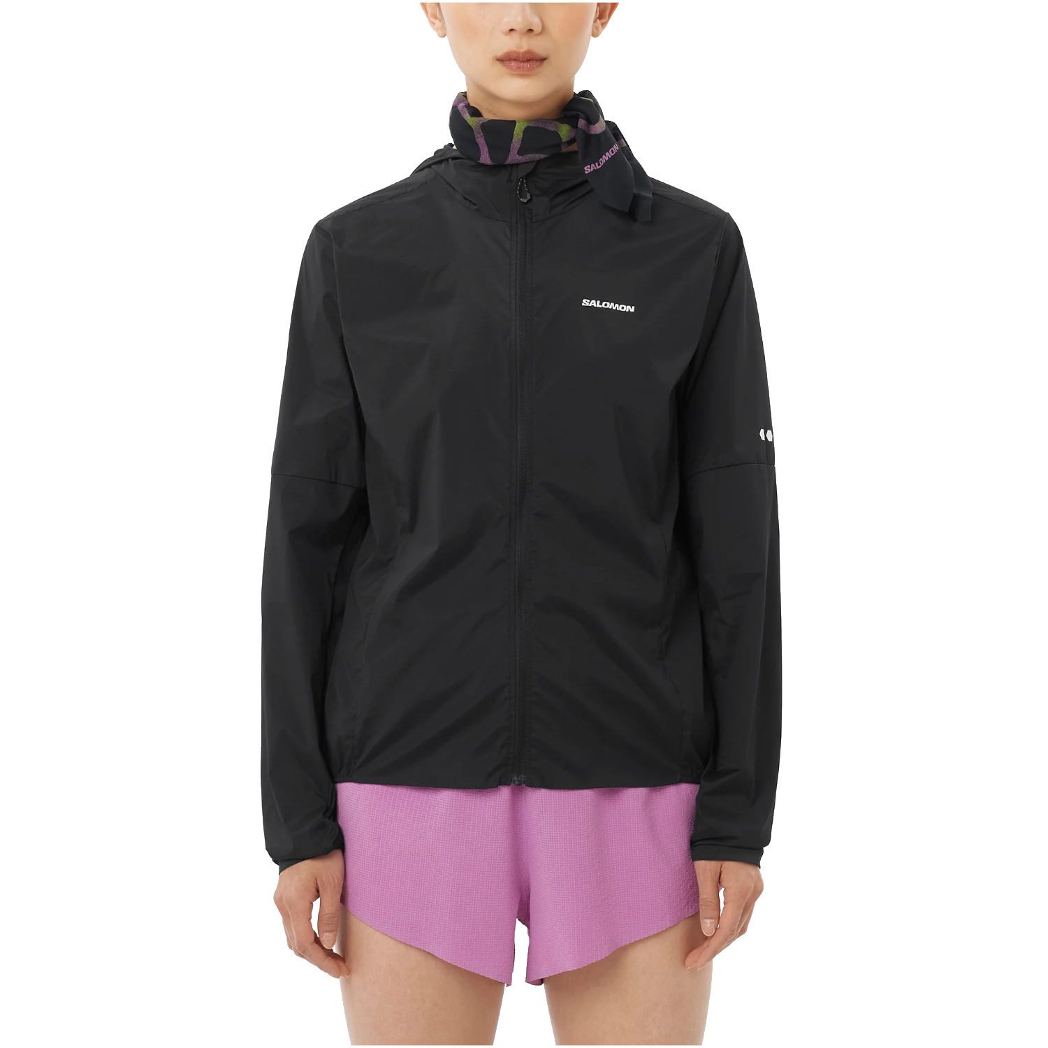 Salomon Sense Aero Wind Jkt W [s] Dámská bunda Polyamid Černá