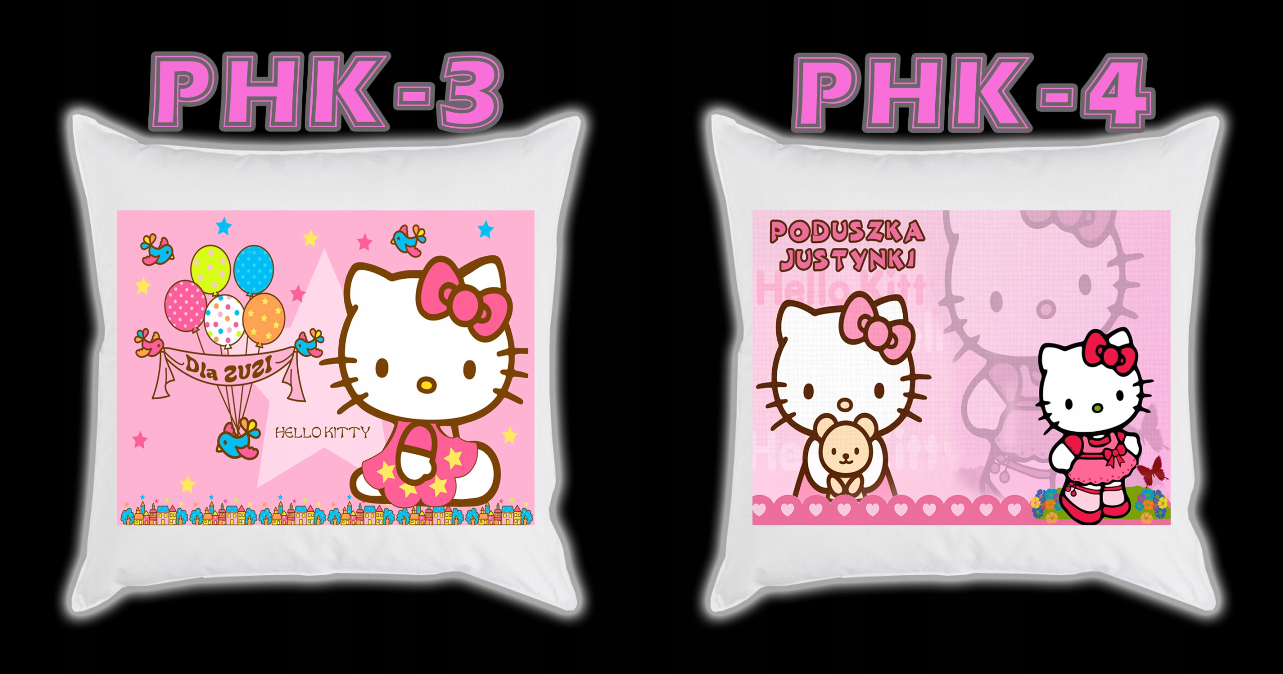 PODUSZKA Hello Kitty + IMIĘ DZIECKA PREZENT Marka inna marka