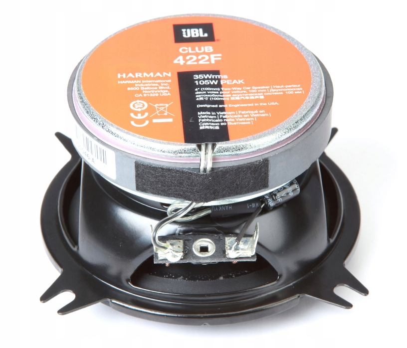 

Jbl Club 422F 2-DROŻNE Głośniki Samochodowe 100MM