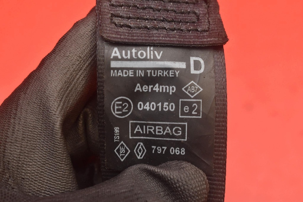 tension belt safety right front EU RENAULT THALIA 2 II 08-12