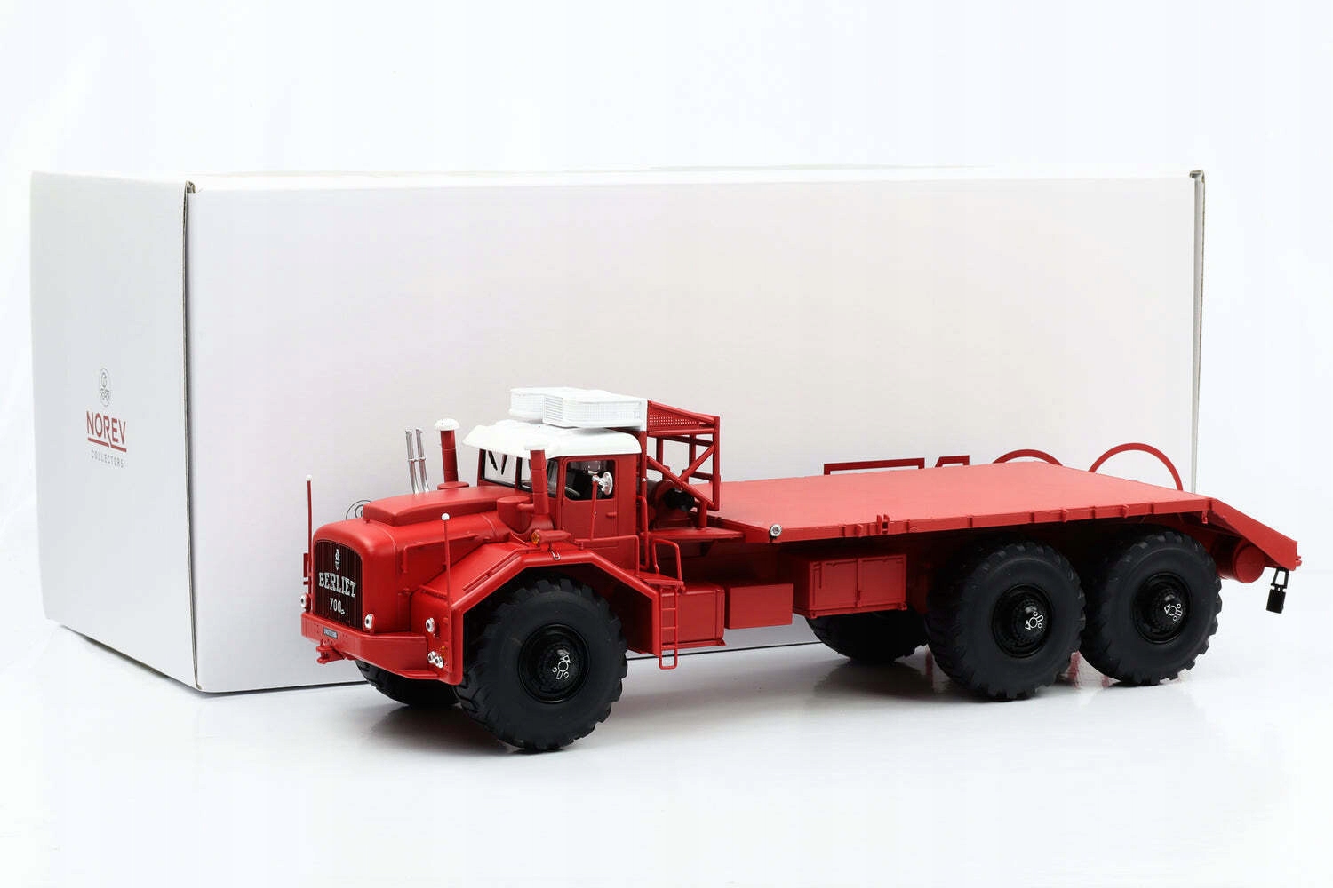 Norev Berliet T100 n°1 1960 Červená bez bočních panelů 1:43